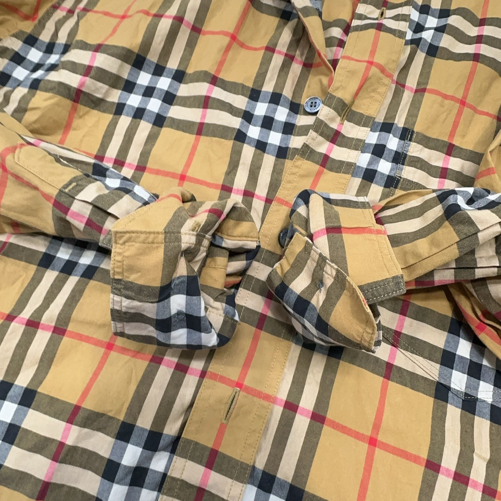 Burberry Burberry Check Button Up Shirt Size XS Size US XS / EU 42 / 0 - 6 Thumbnail