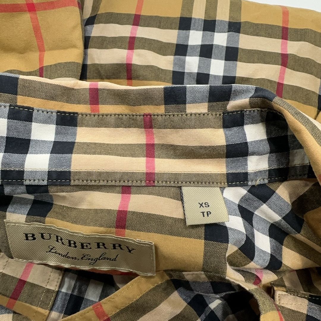 Burberry Burberry Check Button Up Shirt Size XS Size US XS / EU 42 / 0 - 4 Thumbnail