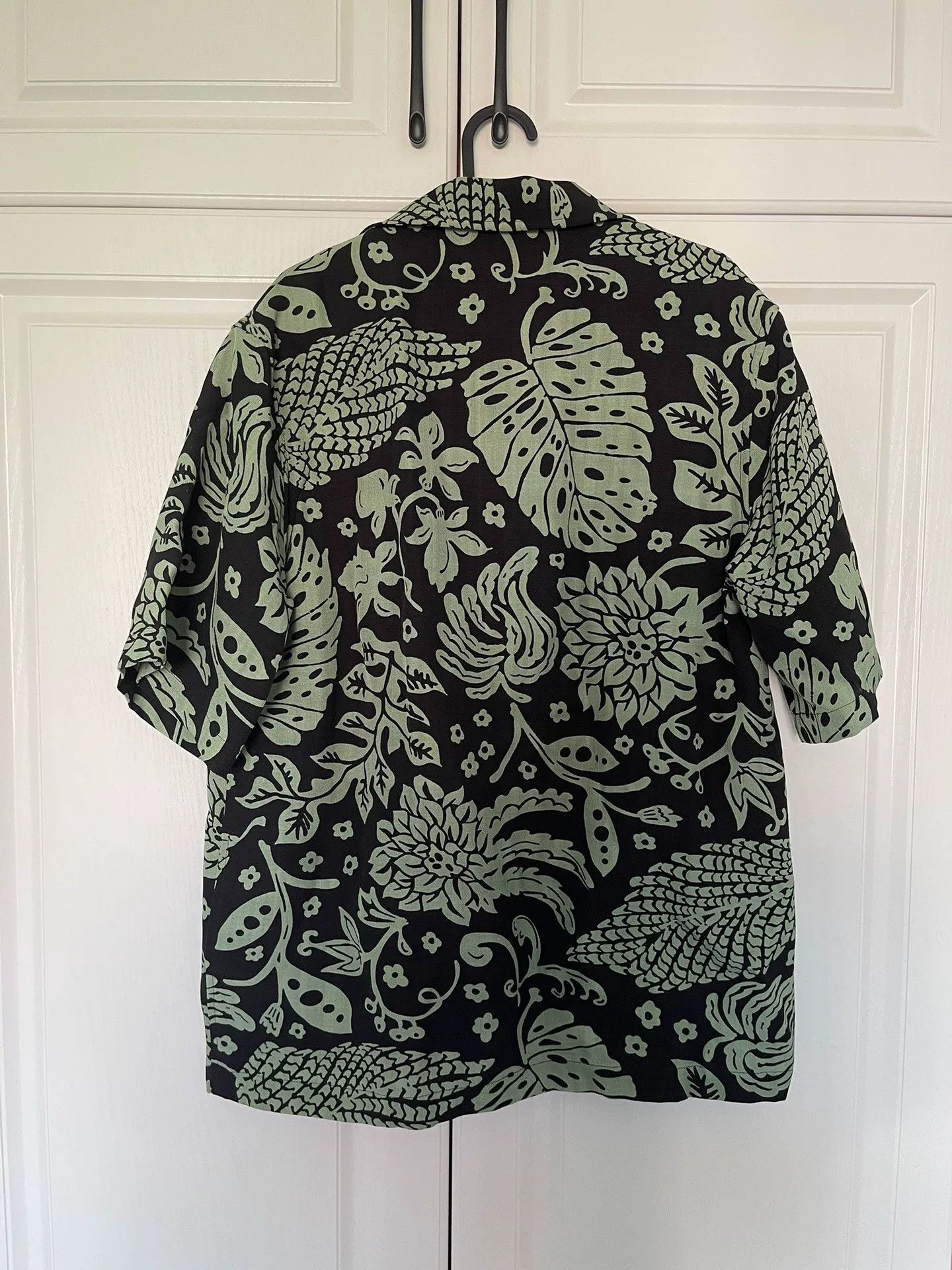 Jil Sander JIL SANDER Hawaiian Floral Short Sleeve Shirt Size US M / EU 48-50 / 2 - 4 Thumbnail
