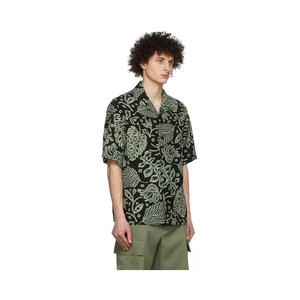 Jil Sander JIL SANDER Hawaiian Floral Short Sleeve Shirt Size US M / EU 48-50 / 2 - 8 Thumbnail