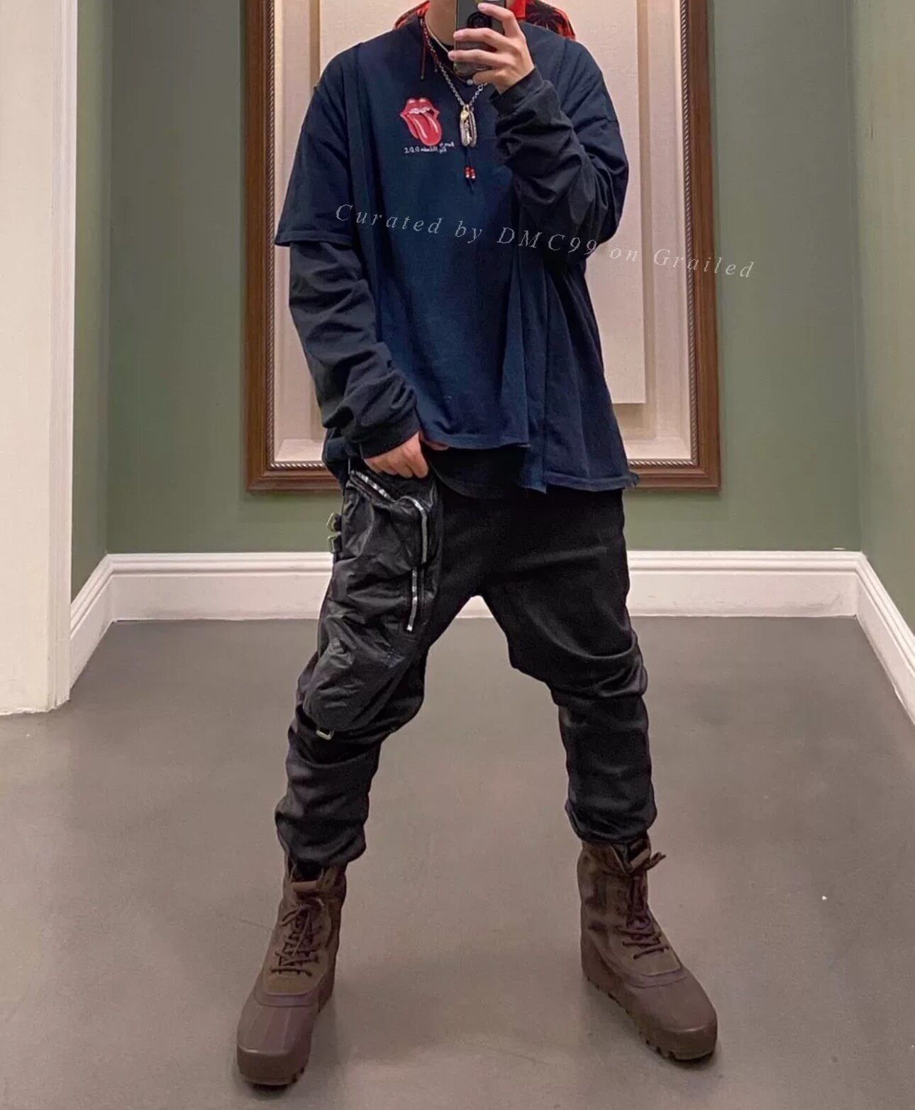 Rick Owens Drkshdw Rick Owens Drkshdw Waxed Large Pocket Jeans Size US 33 - 8 Thumbnail