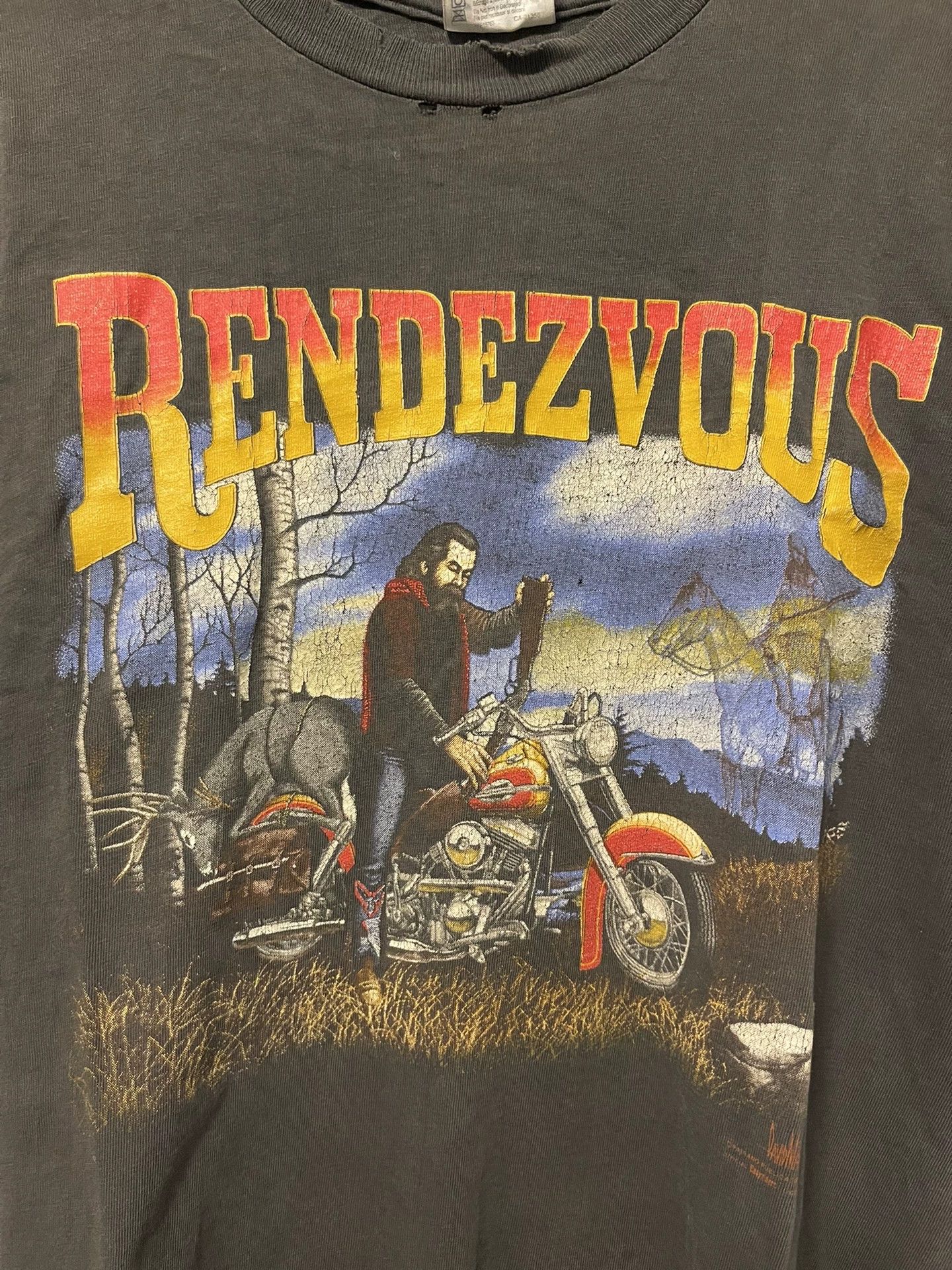 Other Vintage Eazy Rider Short Sleeve Tee Size US XL / EU 56 / 4 - 8 Thumbnail