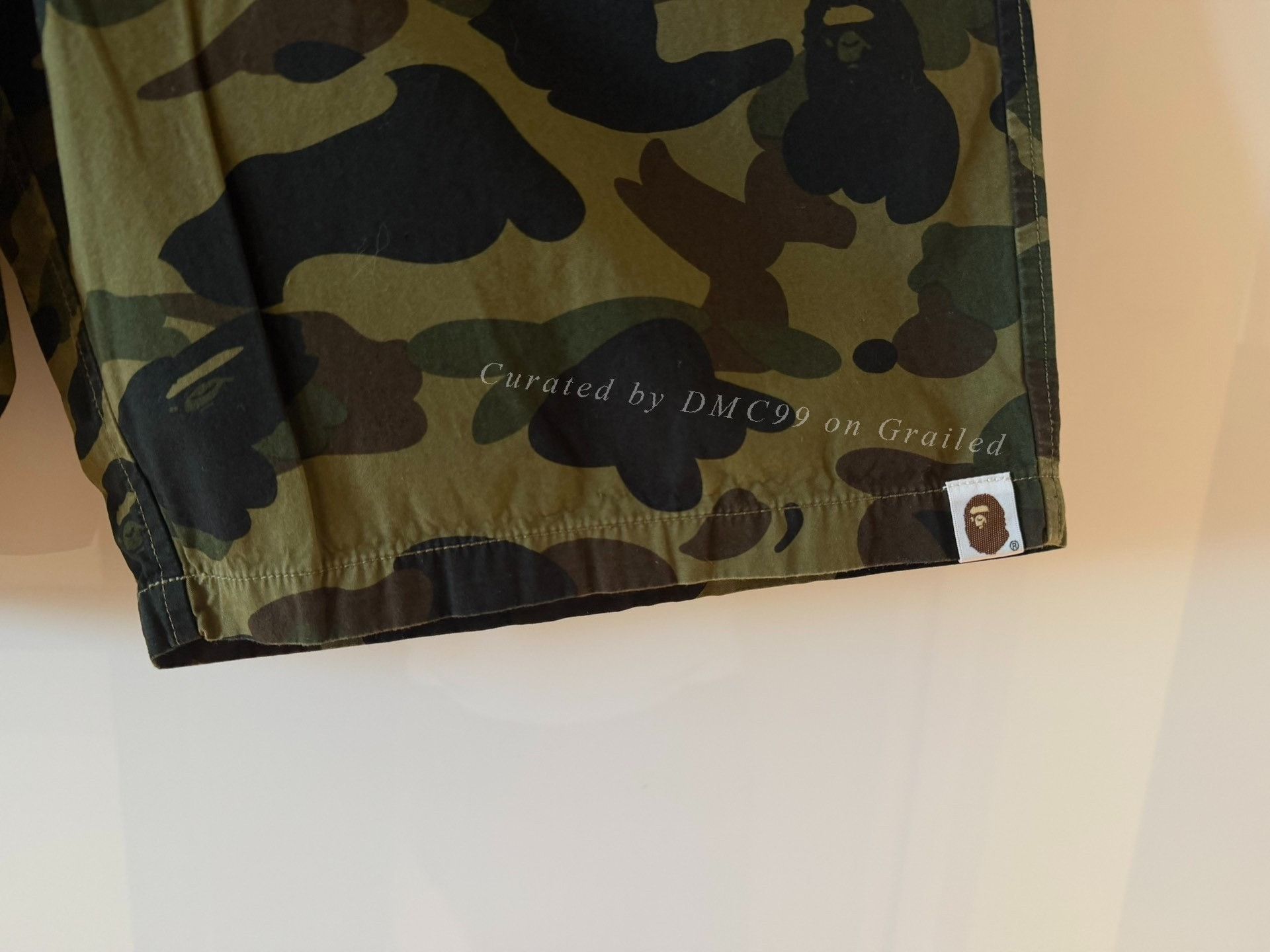 Bape A Bathing Ape Green Camo Shorts L Size US 32 / EU 48 - 4 Thumbnail
