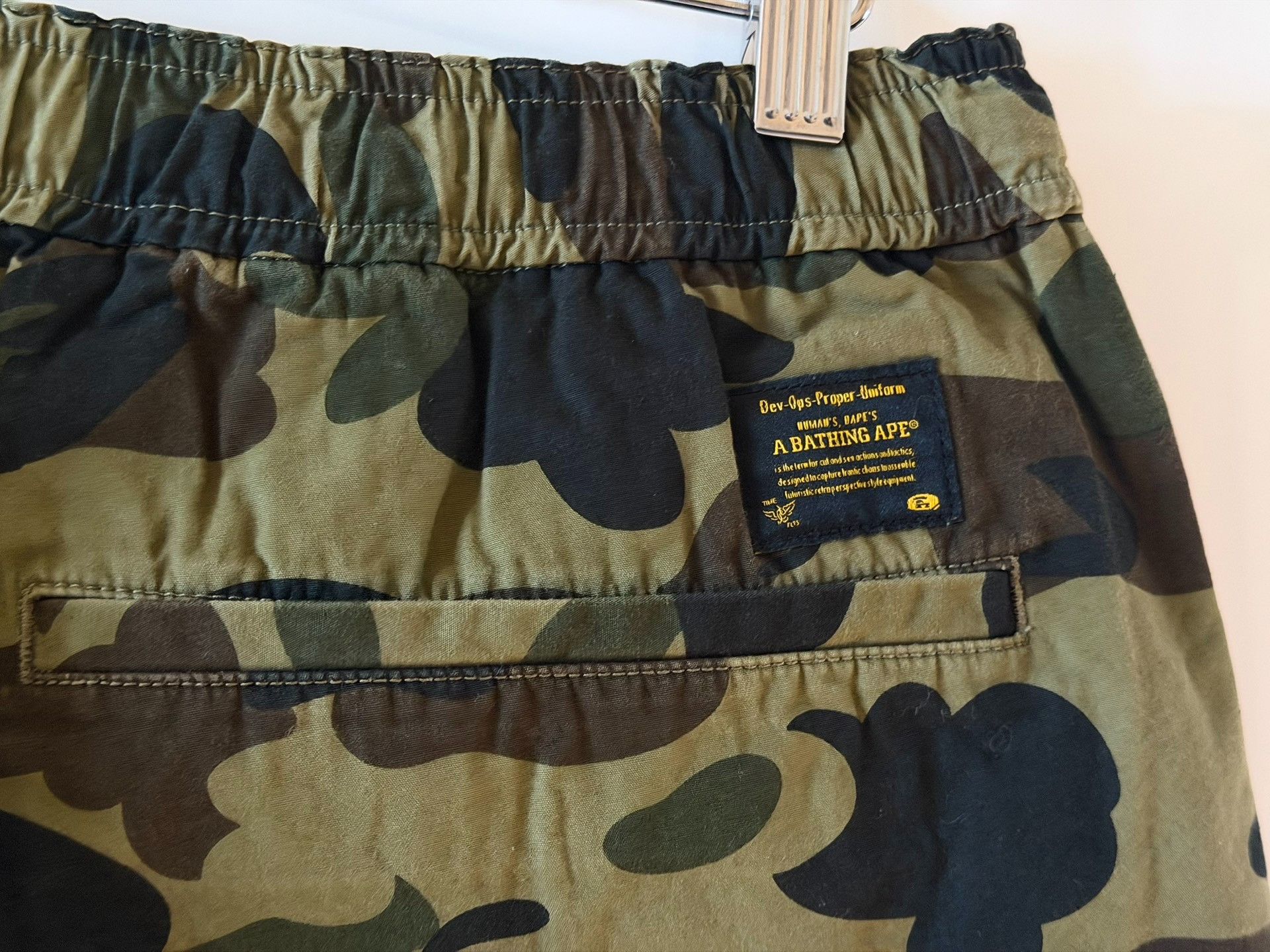 Bape A Bathing Ape Green Camo Shorts L Size US 32 / EU 48 - 5 Thumbnail