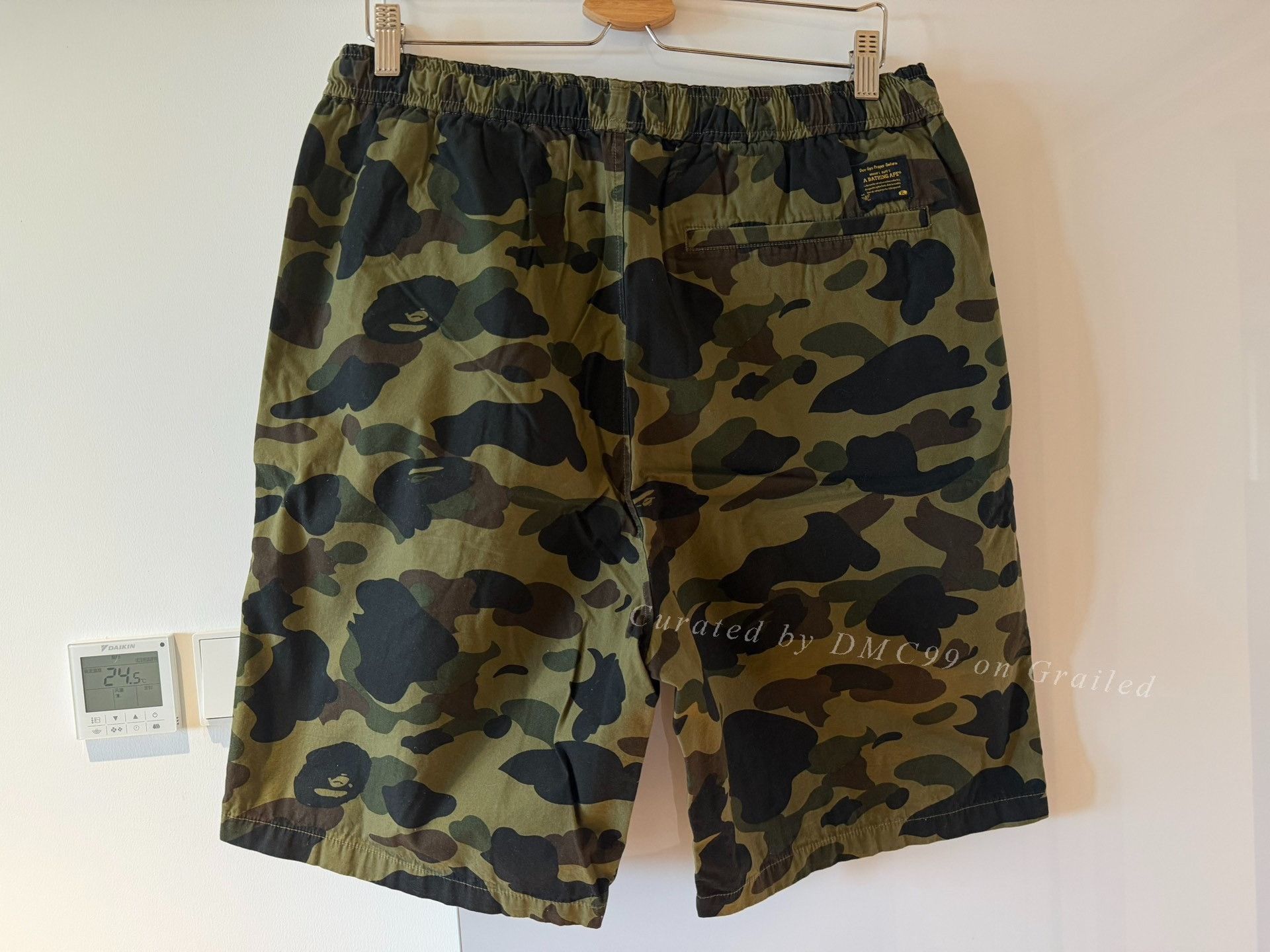 Bape A Bathing Ape Green Camo Shorts L Size US 32 / EU 48 - 2 Thumbnail