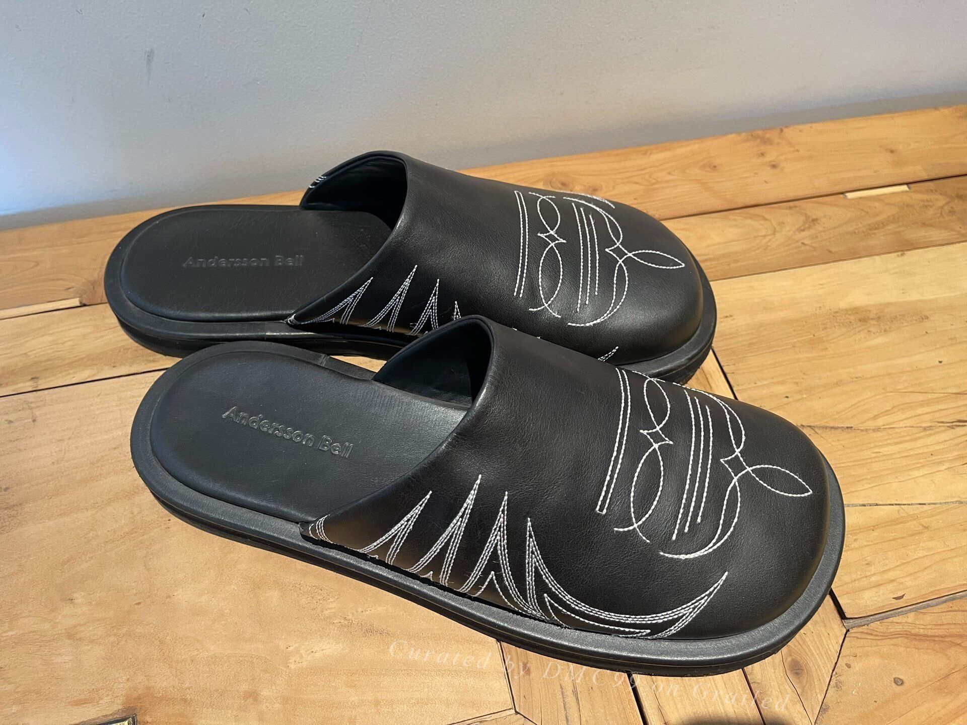 Andersson Bell Andersson Bell Leather Embroidered Mules Size US 10 / EU 43 - 2 Thumbnail