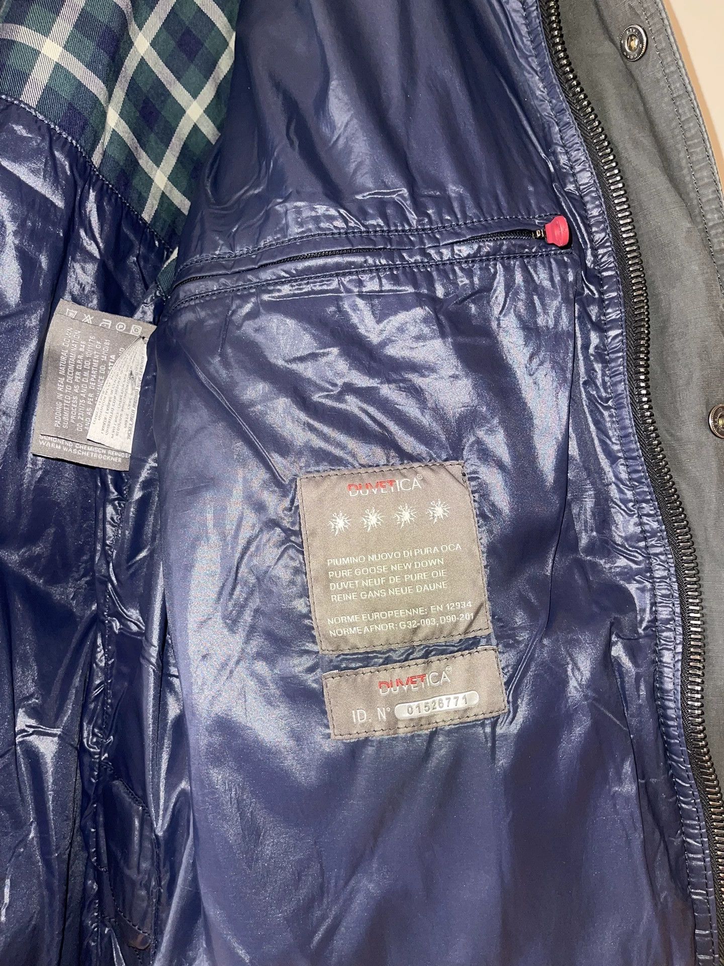 Duvetica Duvetica Blue-Gray Heavy Down Jacket XL Size US L / EU 52-54 / 3 - 7 Thumbnail