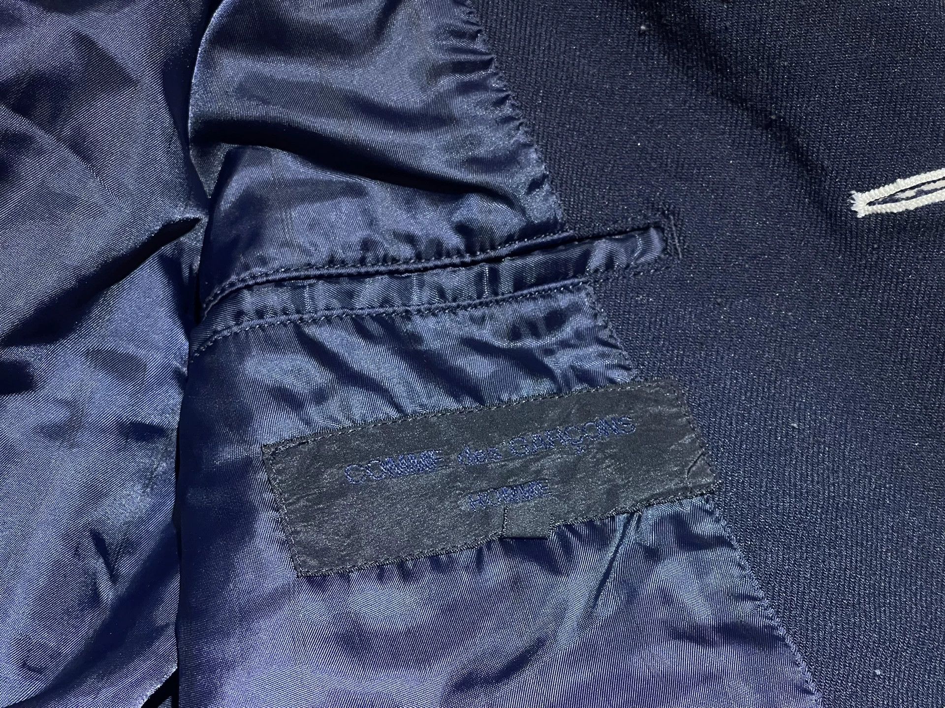 Comme des Garcons Homme Comme des Garcons Homme Distressed Blue Suit Size US L / EU 52-54 / 3 - 4 Thumbnail