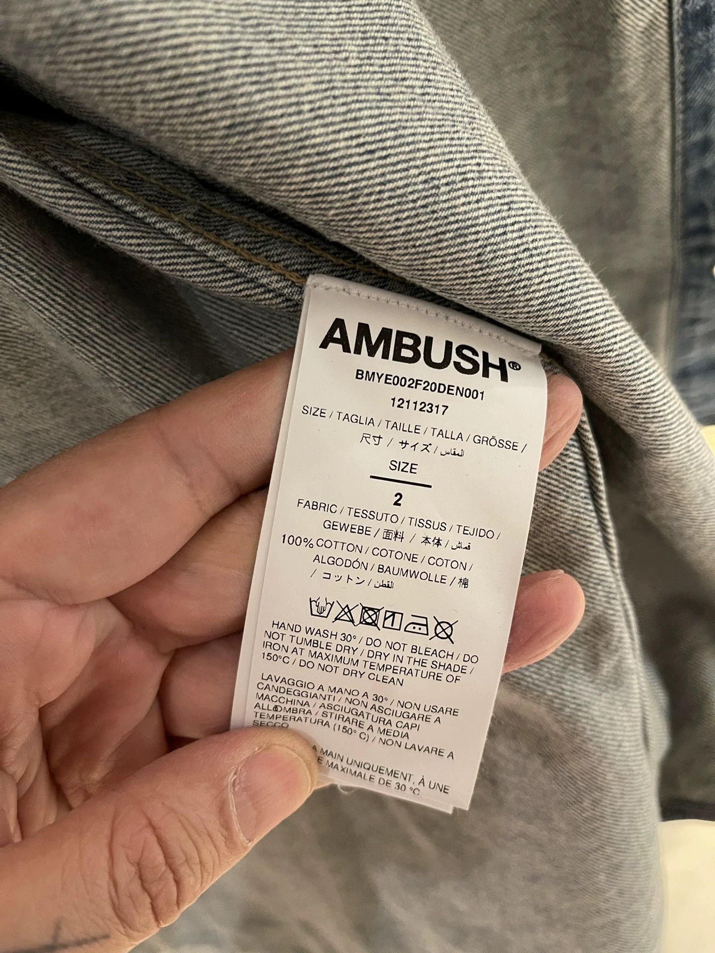 Ambush Design AMBUSH Double-Layer Denim Jacket Size US M / EU 48-50 / 2 - 8 Thumbnail
