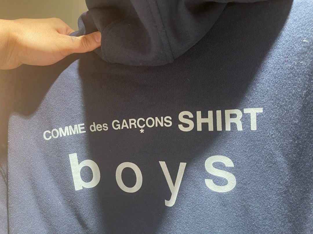 Comme des Garcons SHIRT Comme des Garçons SHIRT Boys Dark Blue Hoodie Size US S / EU 44-46 / 1 - 5 Thumbnail