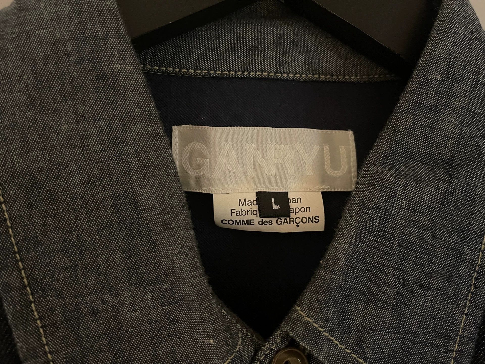 Ganryu Comme des Garcons Ganryu Patchwork Shirt L Size US L / EU 52-54 / 3 - 3 Thumbnail