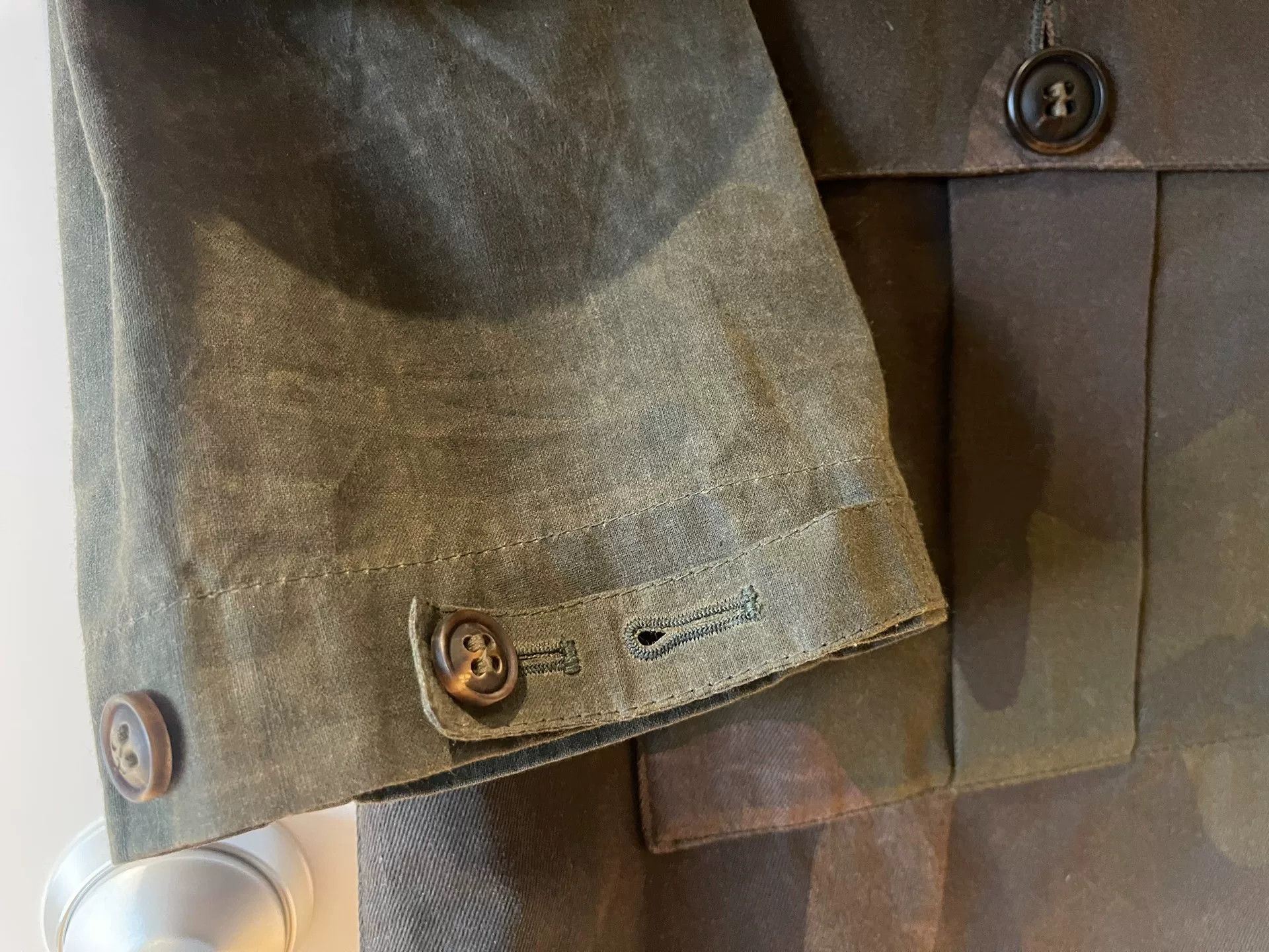 Nigel Cabourn Nigel Cabourn Waxed Short Coat Size US L / EU 52-54 / 3 - 9 Thumbnail