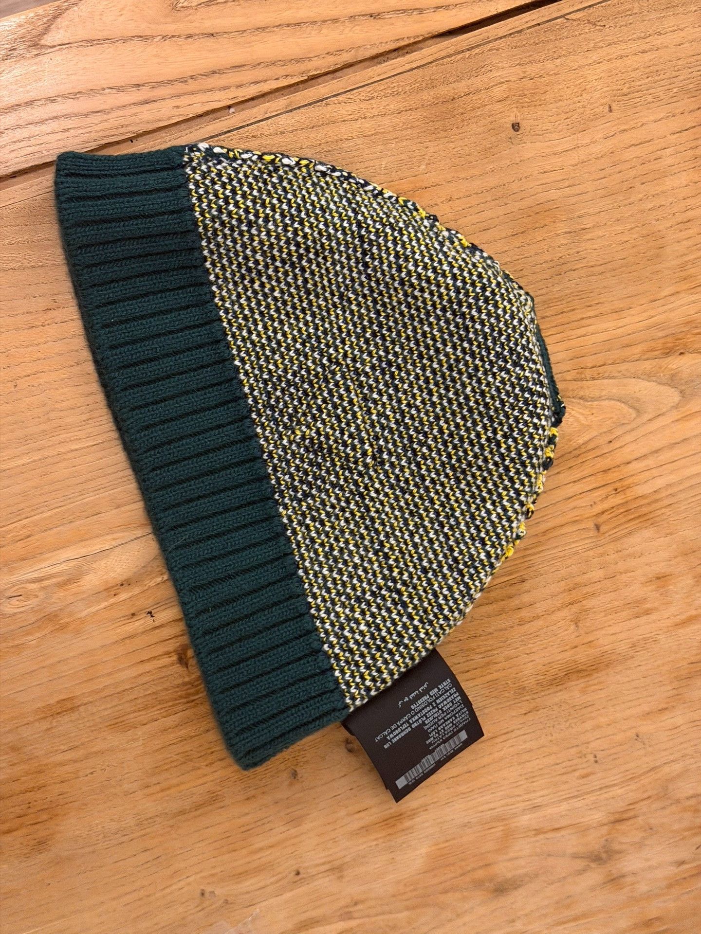 Prada Prada Green Striped Knit Hat L Size ONE SIZE - 3 Thumbnail