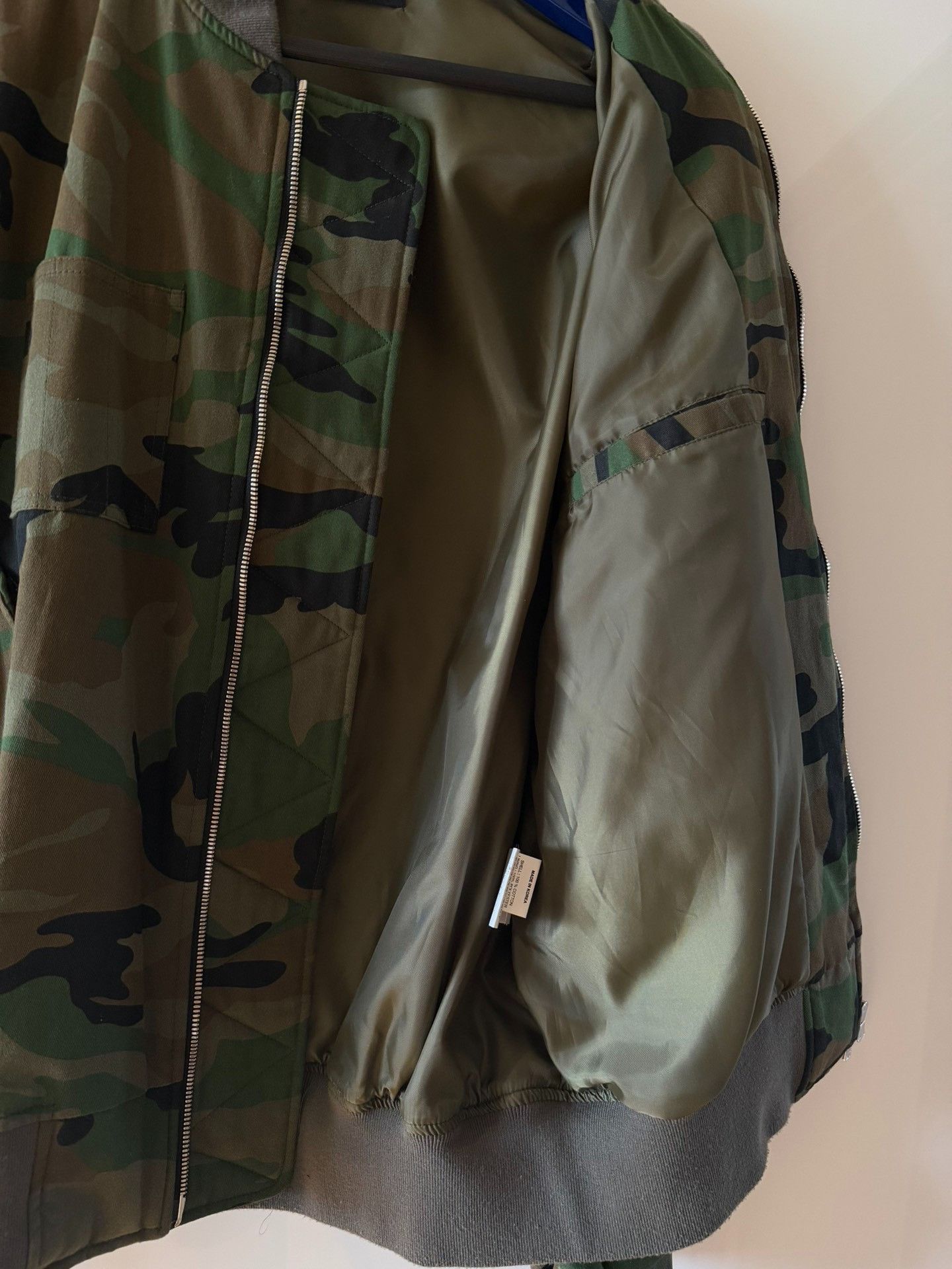 Huf HUPOT Camouflage Flight Jacket L Size US L / EU 52-54 / 3 - 6 Thumbnail