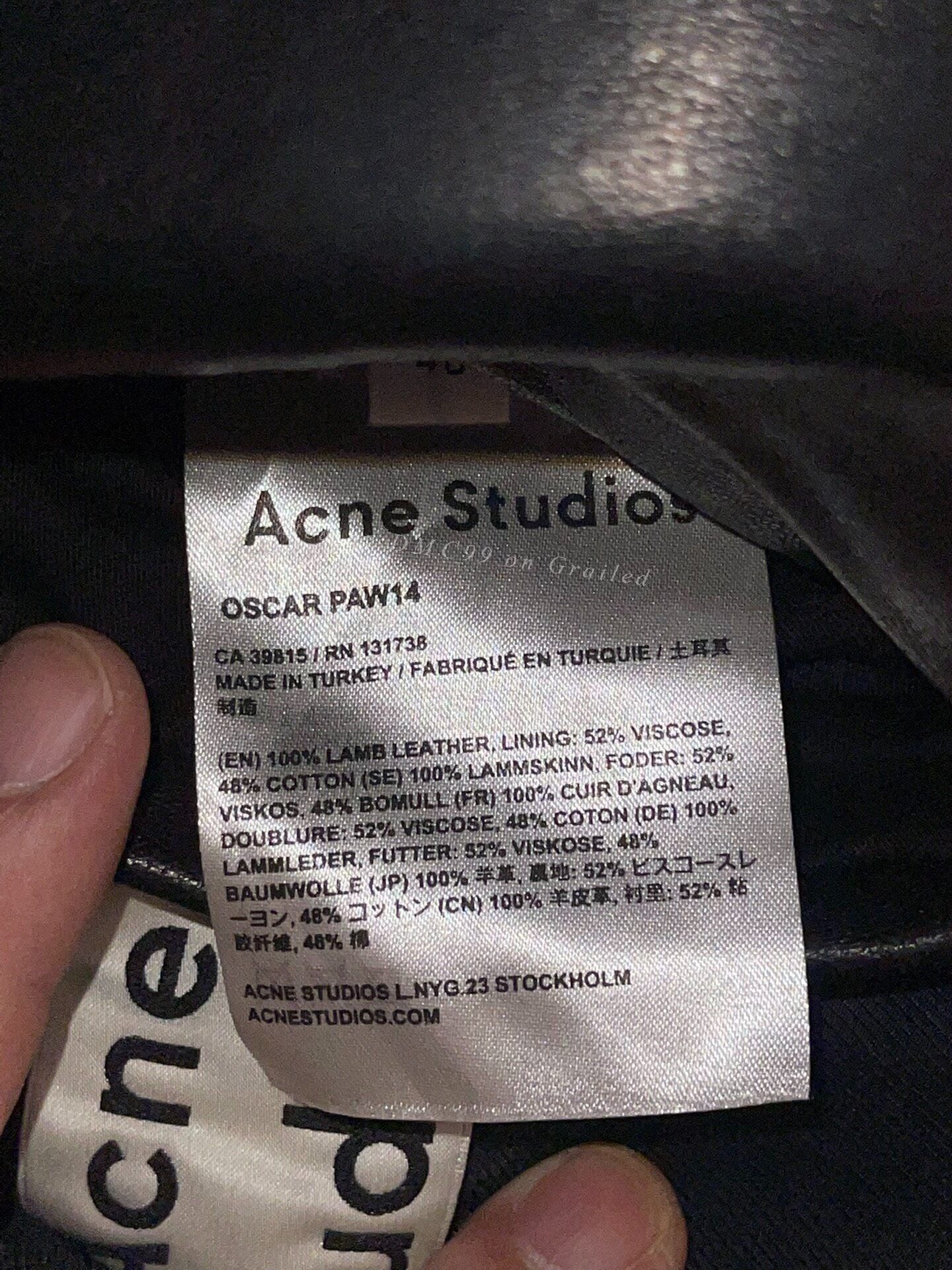 Acne Studios Acne Sheepskin Biker Jacket Size 48 Size US M / EU 48-50 / 2 - 5 Thumbnail