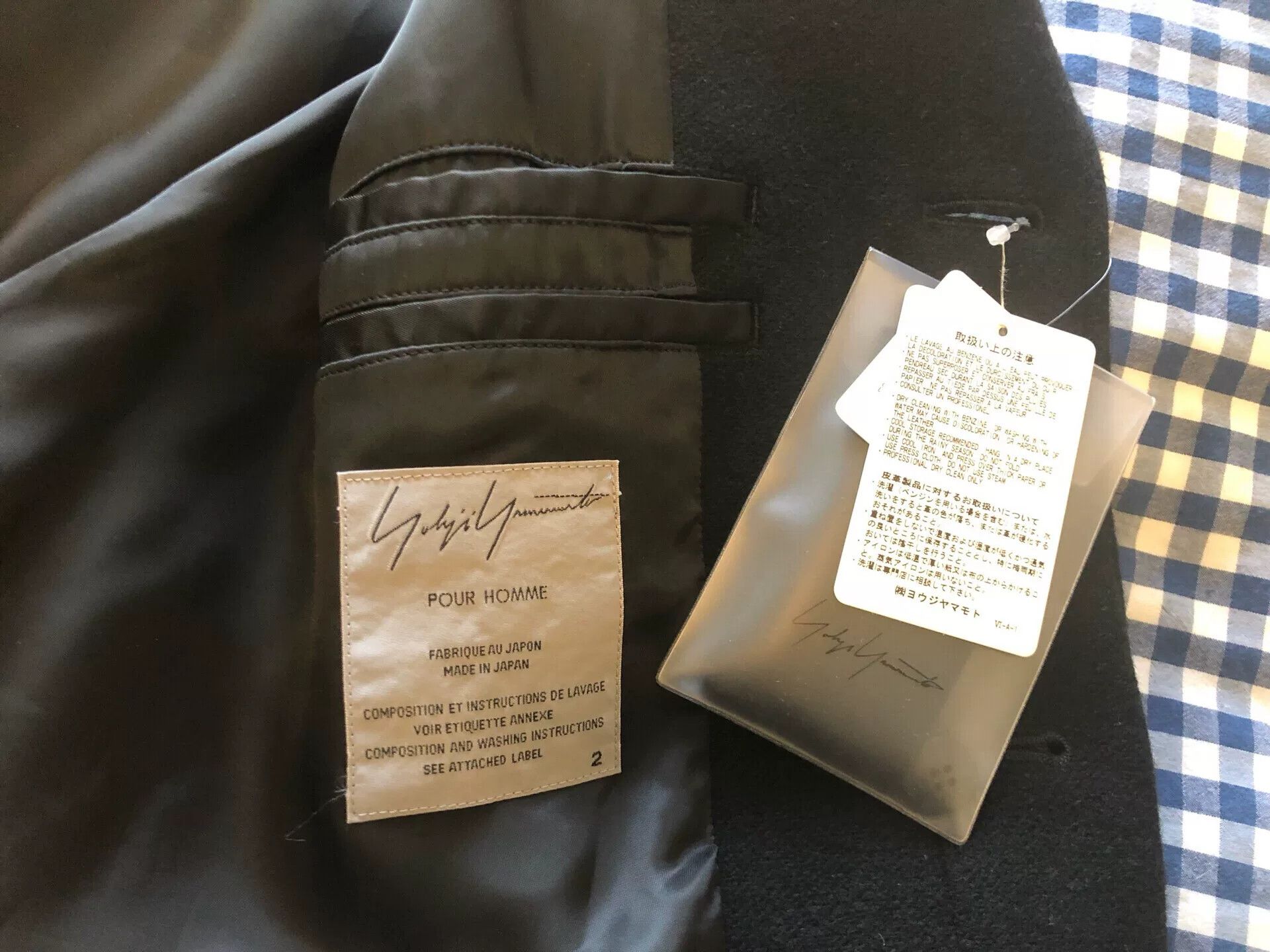 Yohji Yamamoto Yohji Yamamoto Wool Coat Size 2 Size US M / EU 48-50 / 2 - 5 Thumbnail