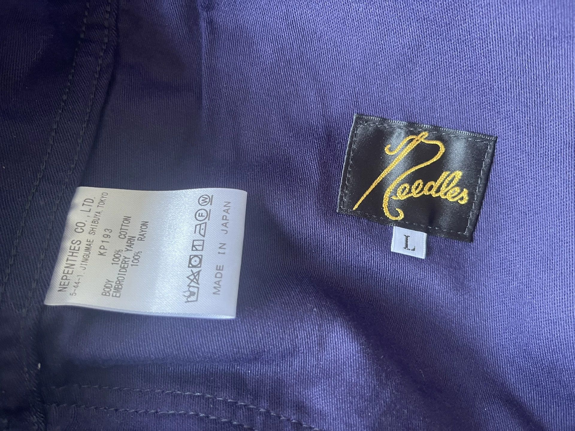 Needles Needles Purple Butterfly Embroidery Pants Size US 32 / EU 48 - 7 Thumbnail