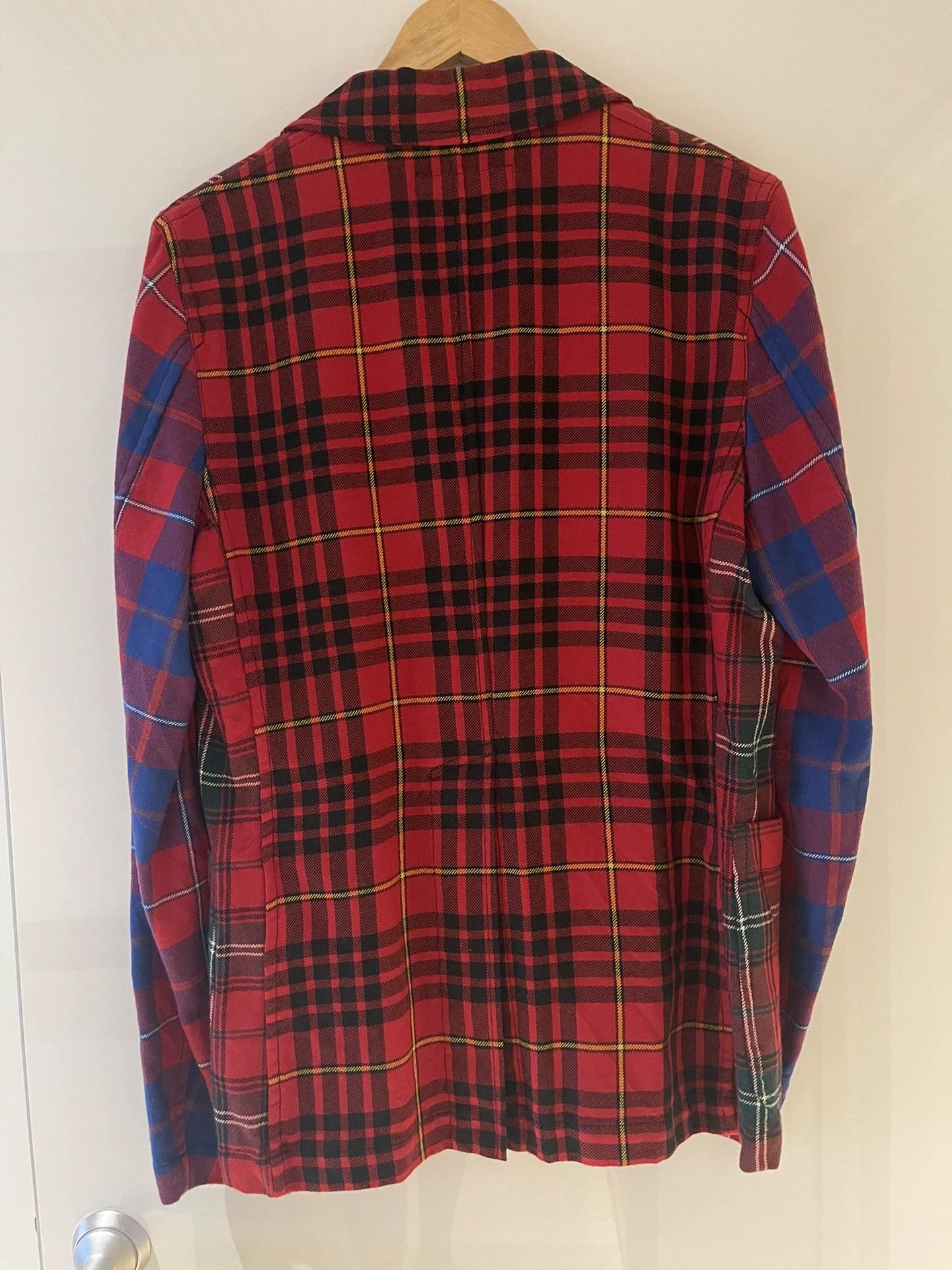Comme des Garcons SHIRT Comme des Garcons Plaid Patchwork Blazer Size US S / EU 44-46 / 1 - 3 Thumbnail