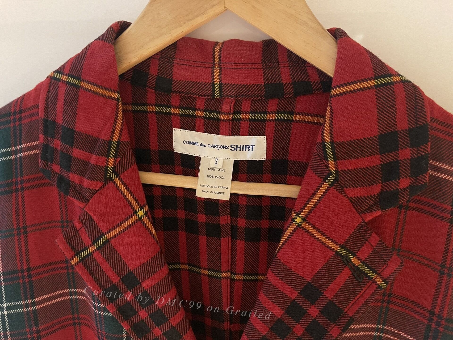 Comme des Garcons SHIRT Comme des Garcons Plaid Patchwork Blazer Size US S / EU 44-46 / 1 - 4 Thumbnail