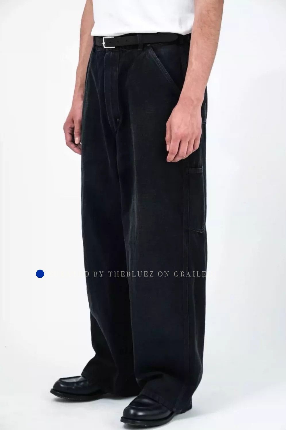 A.PRESSE Vintage Silk Linen Painter Pants Size US 32 / EU 48 - 6 Thumbnail
