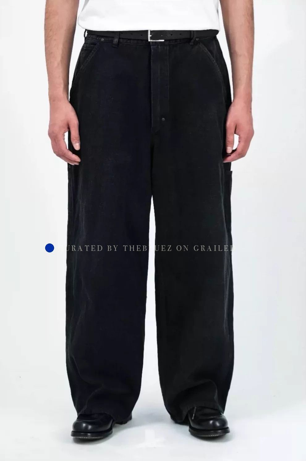 A.PRESSE Vintage Silk Linen Painter Pants Size US 32 / EU 48 - 5 Thumbnail