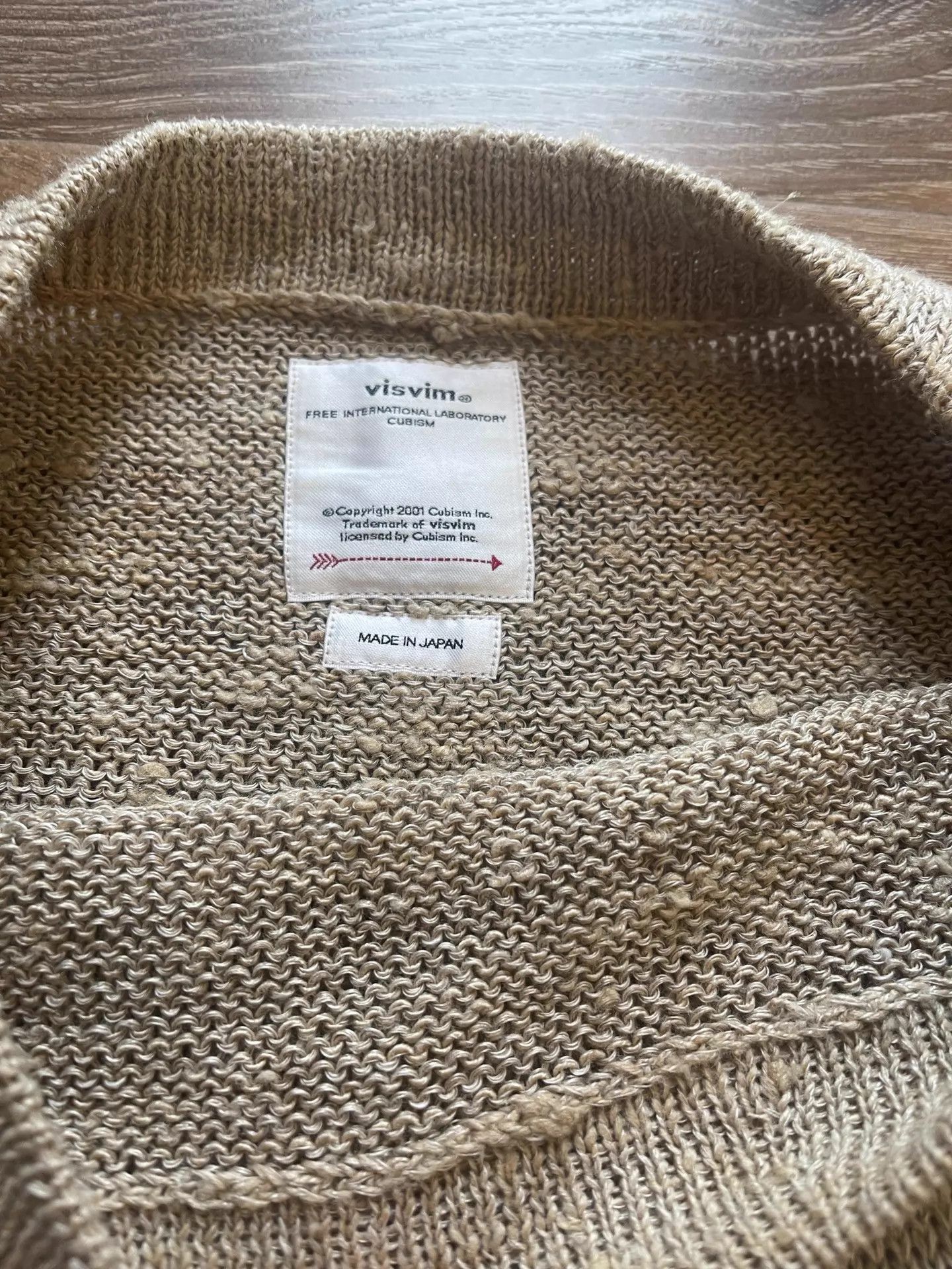 Visvim Beige Boat Neck Sweater Size US L / EU 52-54 / 3 - 5 Thumbnail