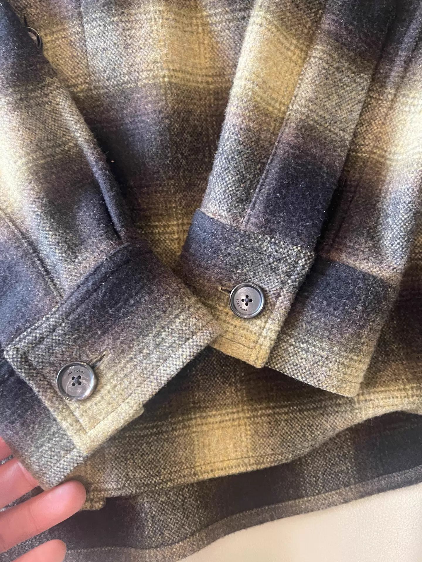 Loro Piana Wool Check Shirt in Multi Color Size US L / EU 52-54 / 3 - 6 Thumbnail