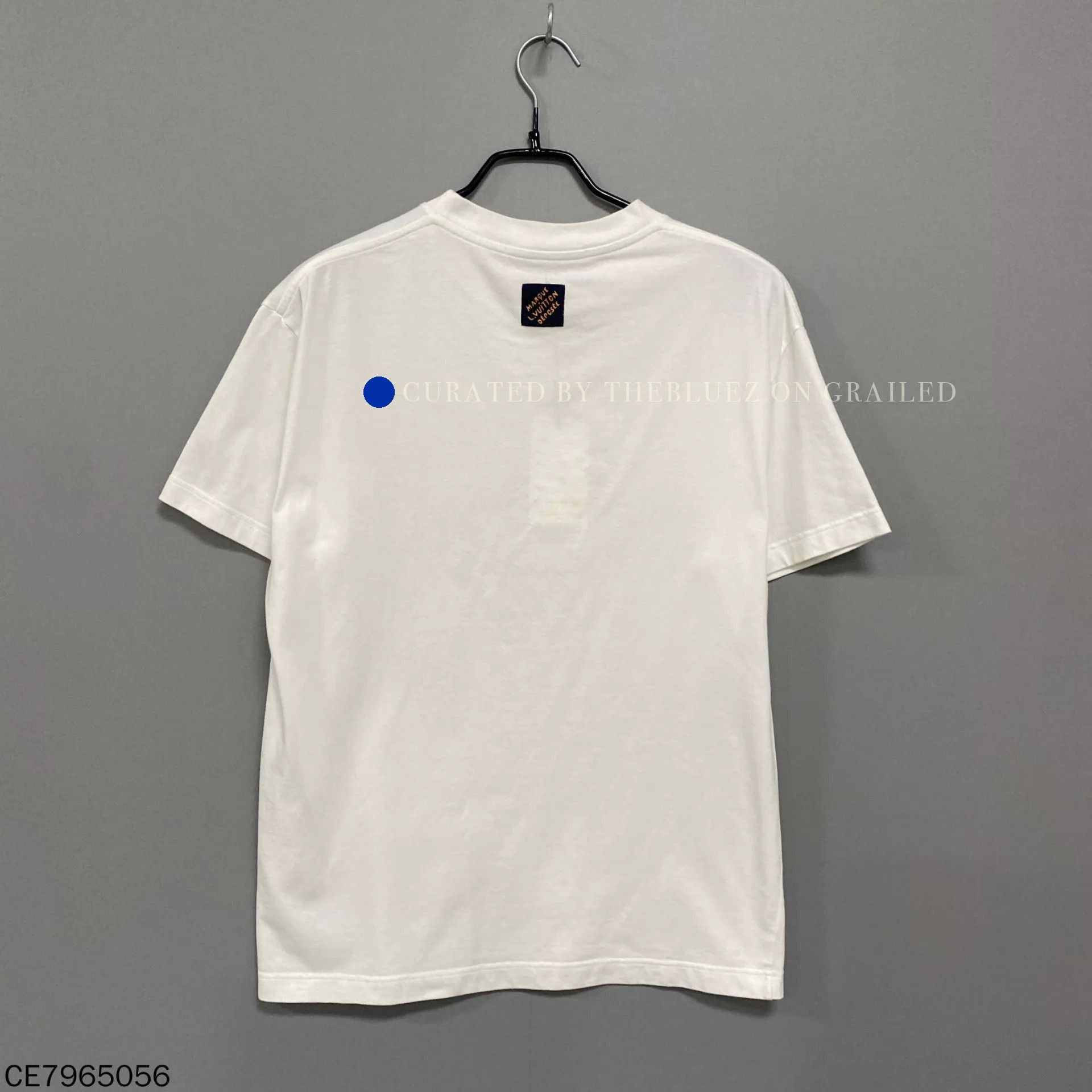 Louis Vuitton Crystal Logo Short Sleeve Tee in White Size US XS / EU 42 / 0 - 3 Thumbnail