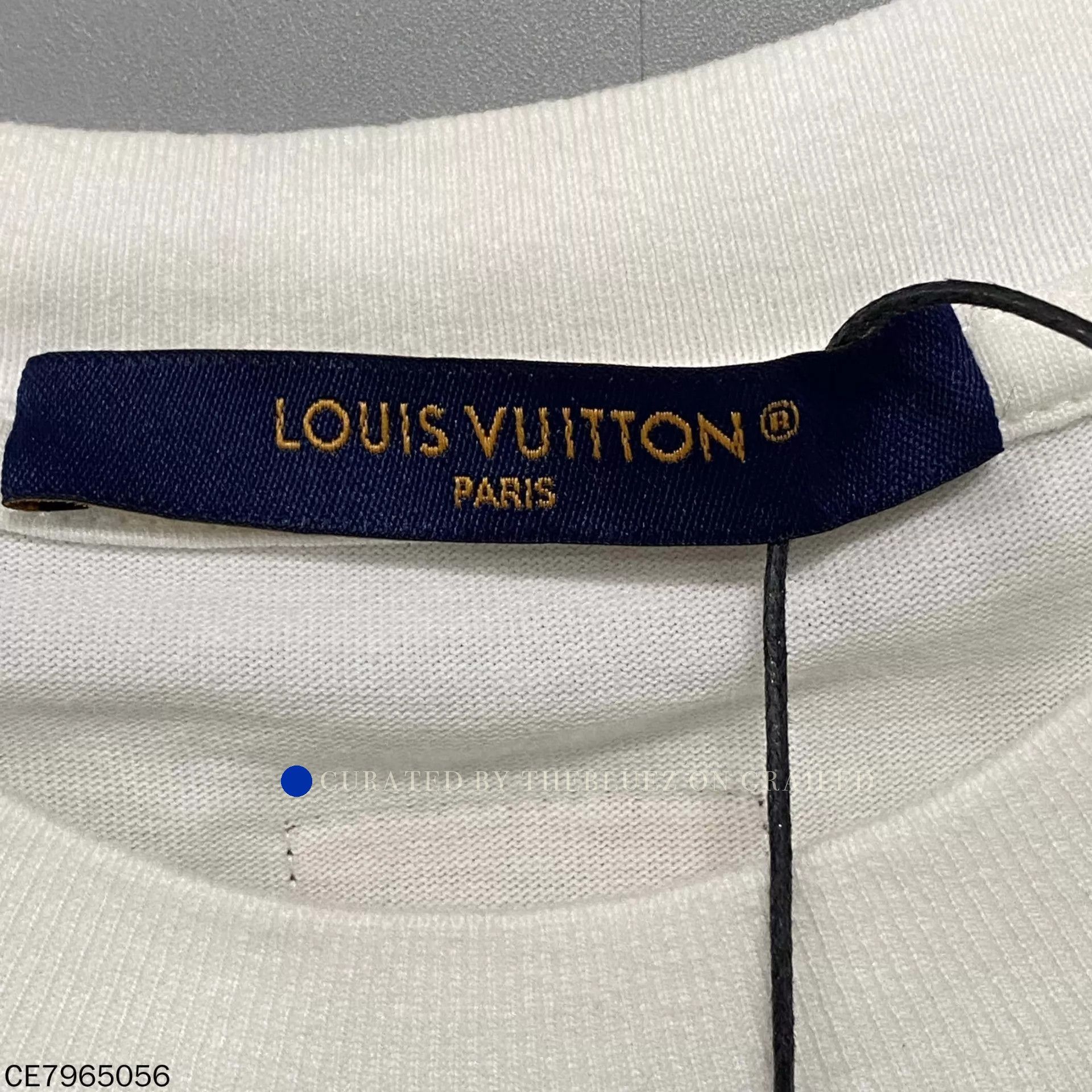 Louis Vuitton Crystal Logo Short Sleeve Tee in White Size US XS / EU 42 / 0 - 4 Thumbnail