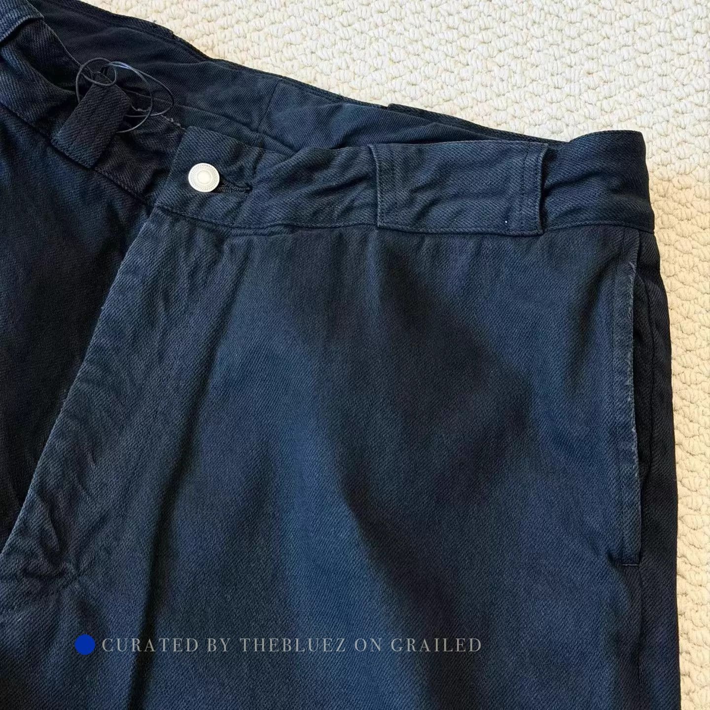 A.PRESSE Vintage Black Work Pants Size 32 Size US 32 / EU 48 - 5 Thumbnail