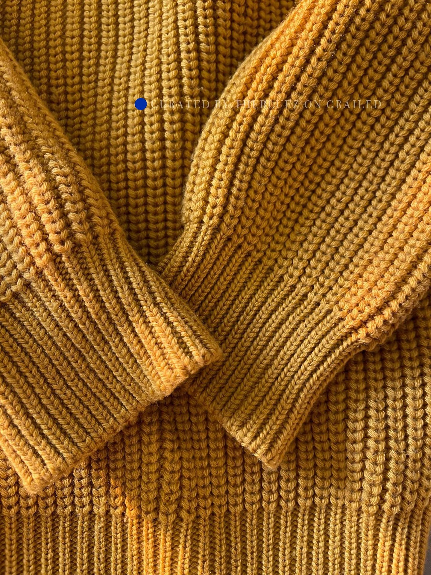 Batoner Signature Knit Zip Sweater in Yellow Size US M / EU 48-50 / 2 - 4 Thumbnail