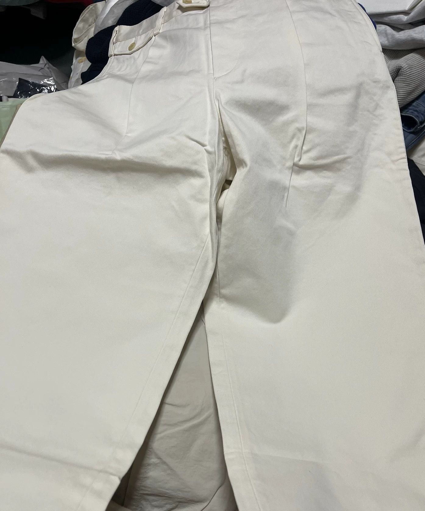 Auralee Washed Finx Chino Pants in White Size US 36 / EU 52 - 3 Thumbnail
