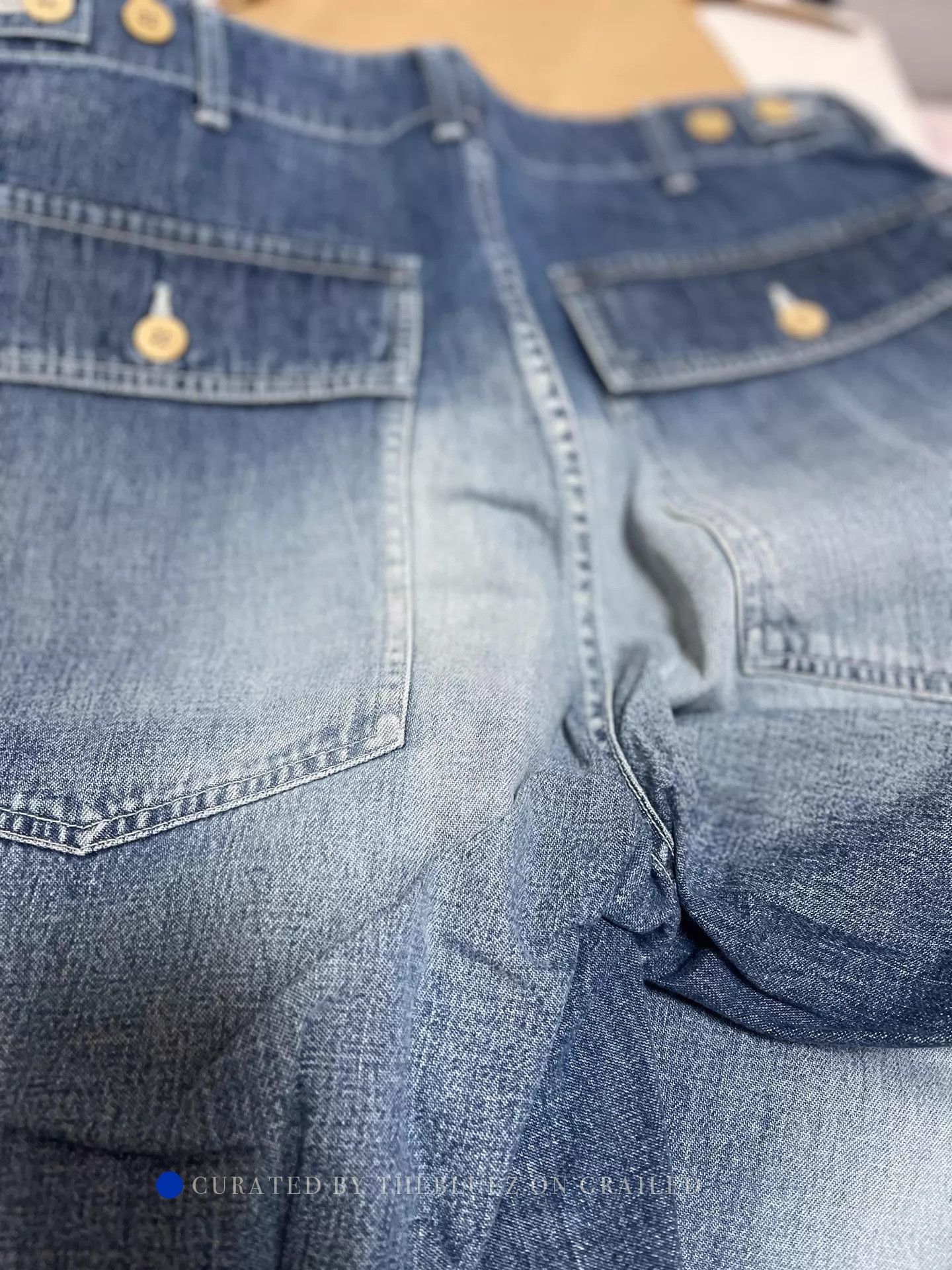 Visvim Washed Blue Denim Pants Size US 32 / EU 48 - 3 Thumbnail