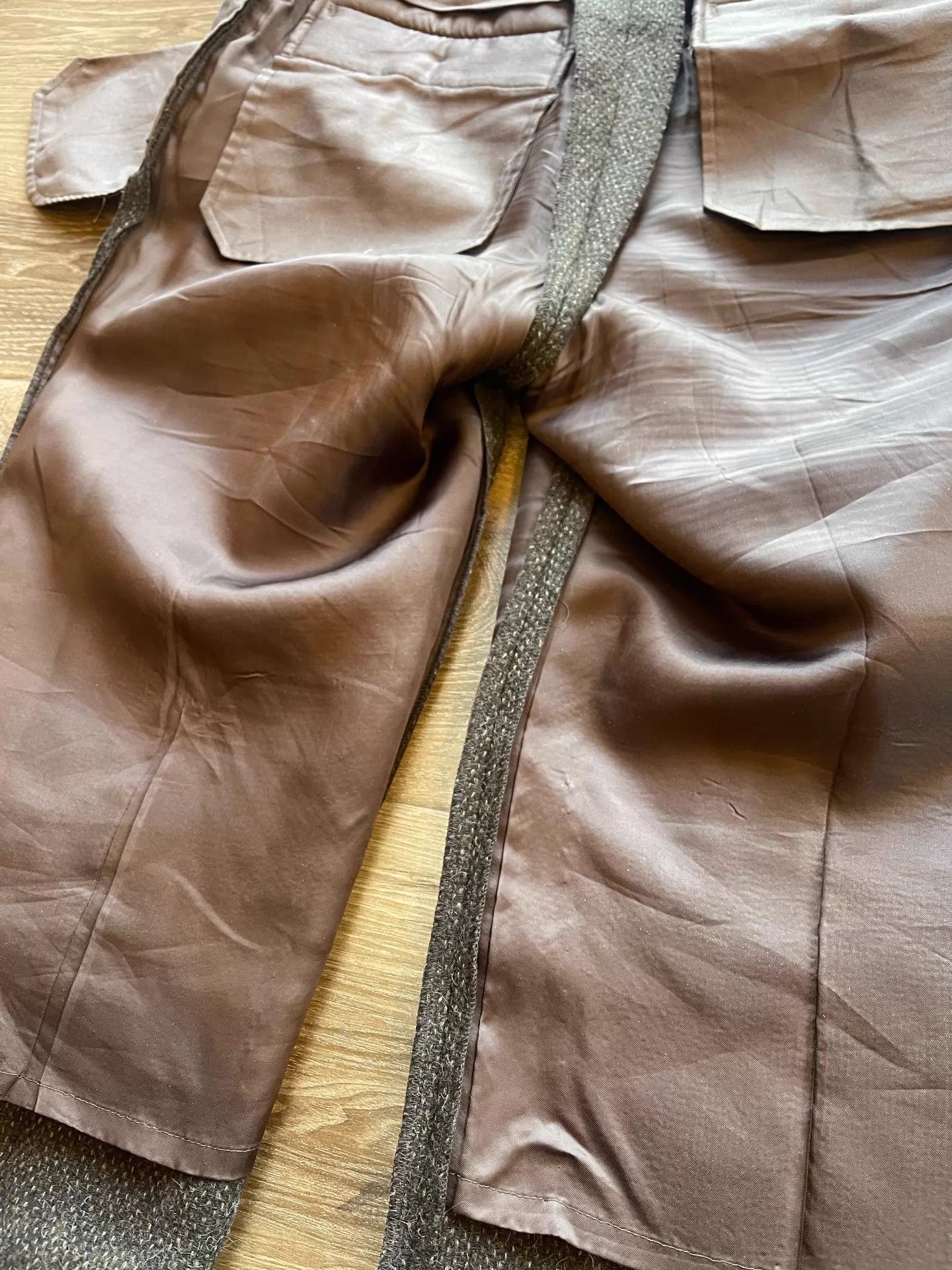 Auralee AURALEE Brown Wool Tweed Slacks Size 34 Size US 34 / EU 50 - 3 Thumbnail
