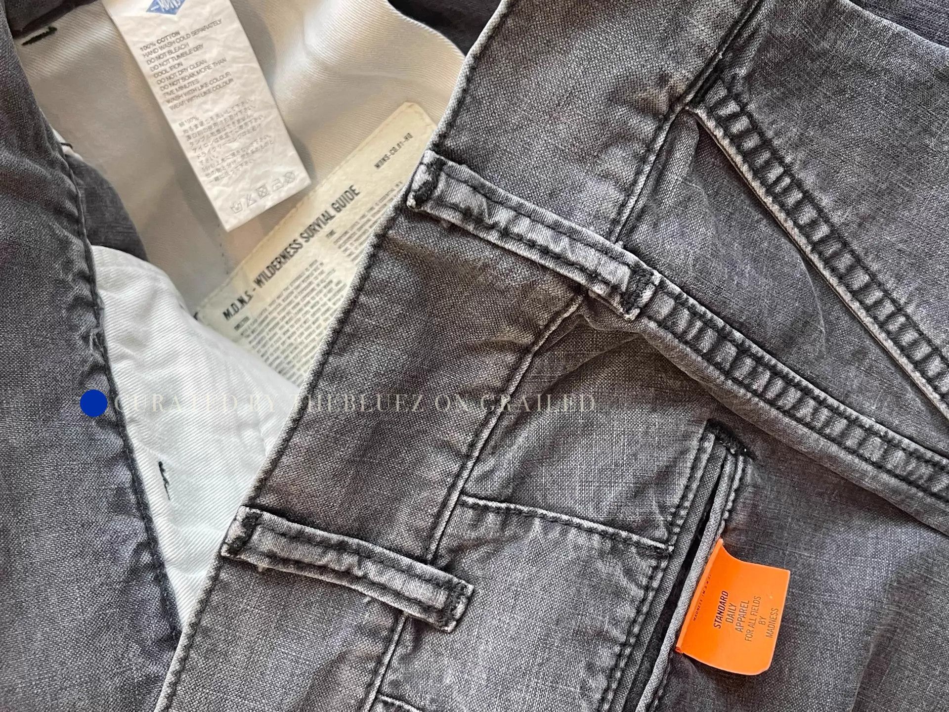 Madness Washed Black Chino Shorts Size US 32 / EU 48 - 4 Thumbnail