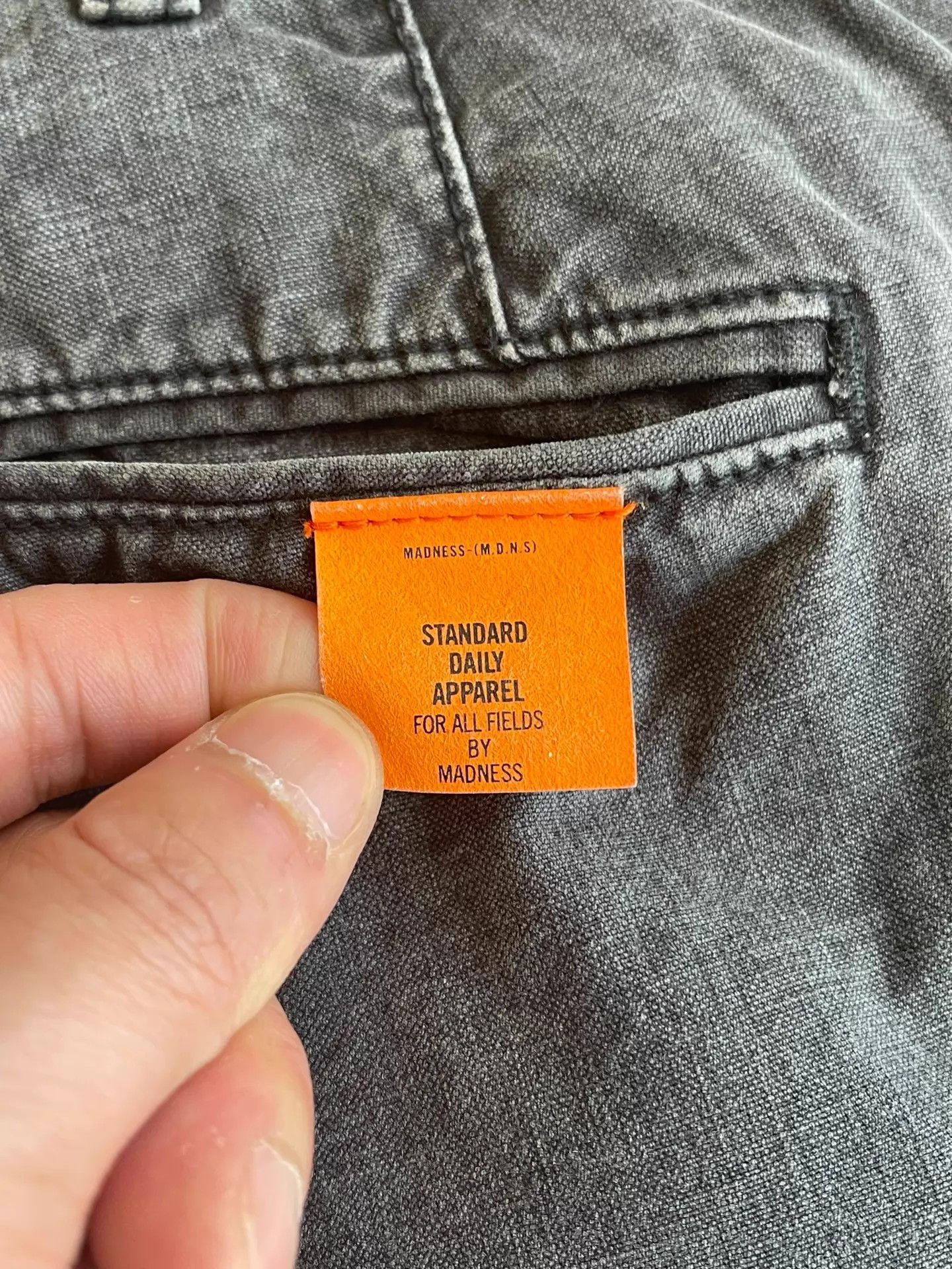 Madness Washed Black Chino Shorts Size US 32 / EU 48 - 3 Thumbnail