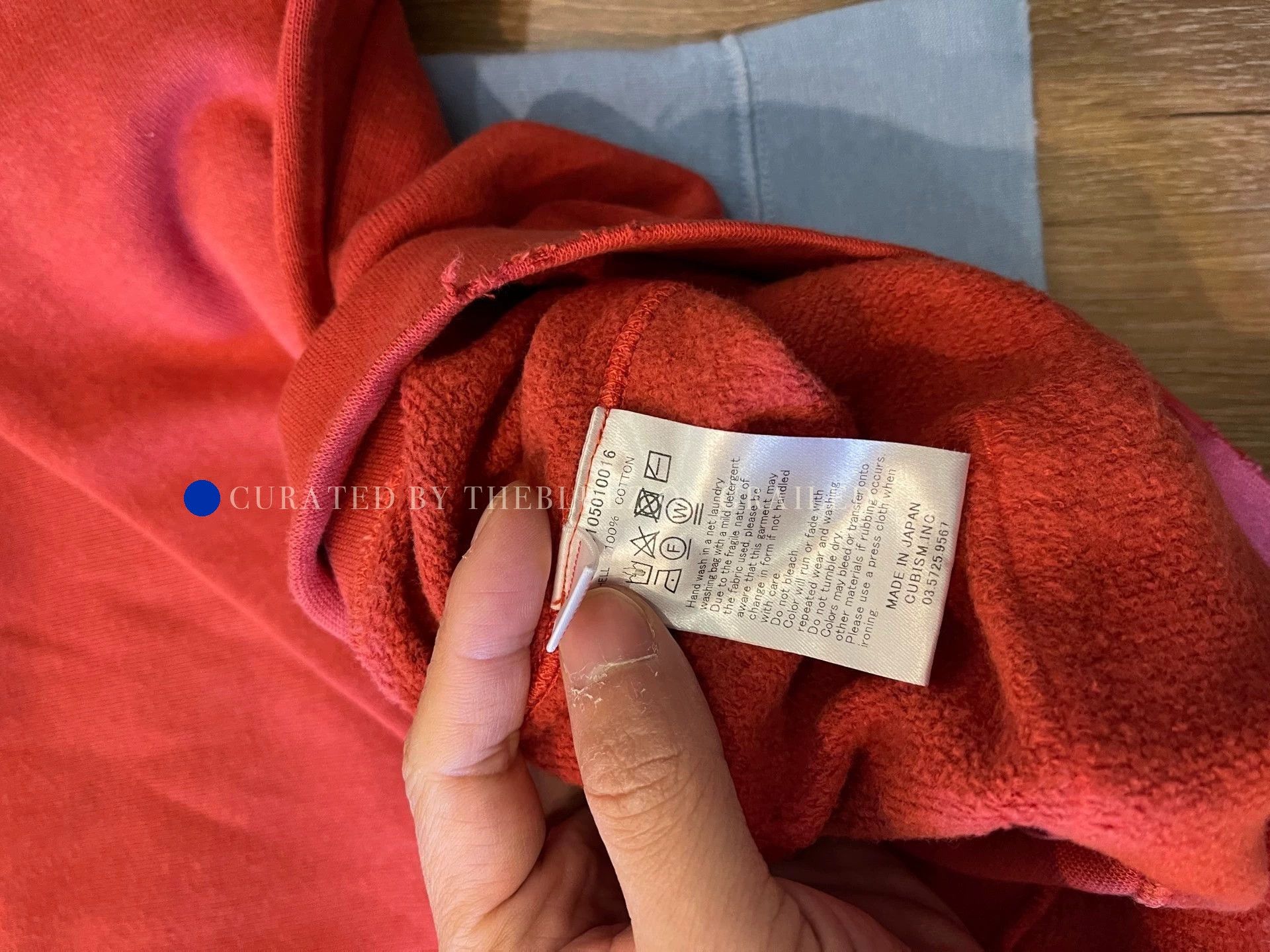 Visvim Vintage Tie-Dye Red Hoodie in Size M Size US M / EU 48-50 / 2 - 5 Thumbnail