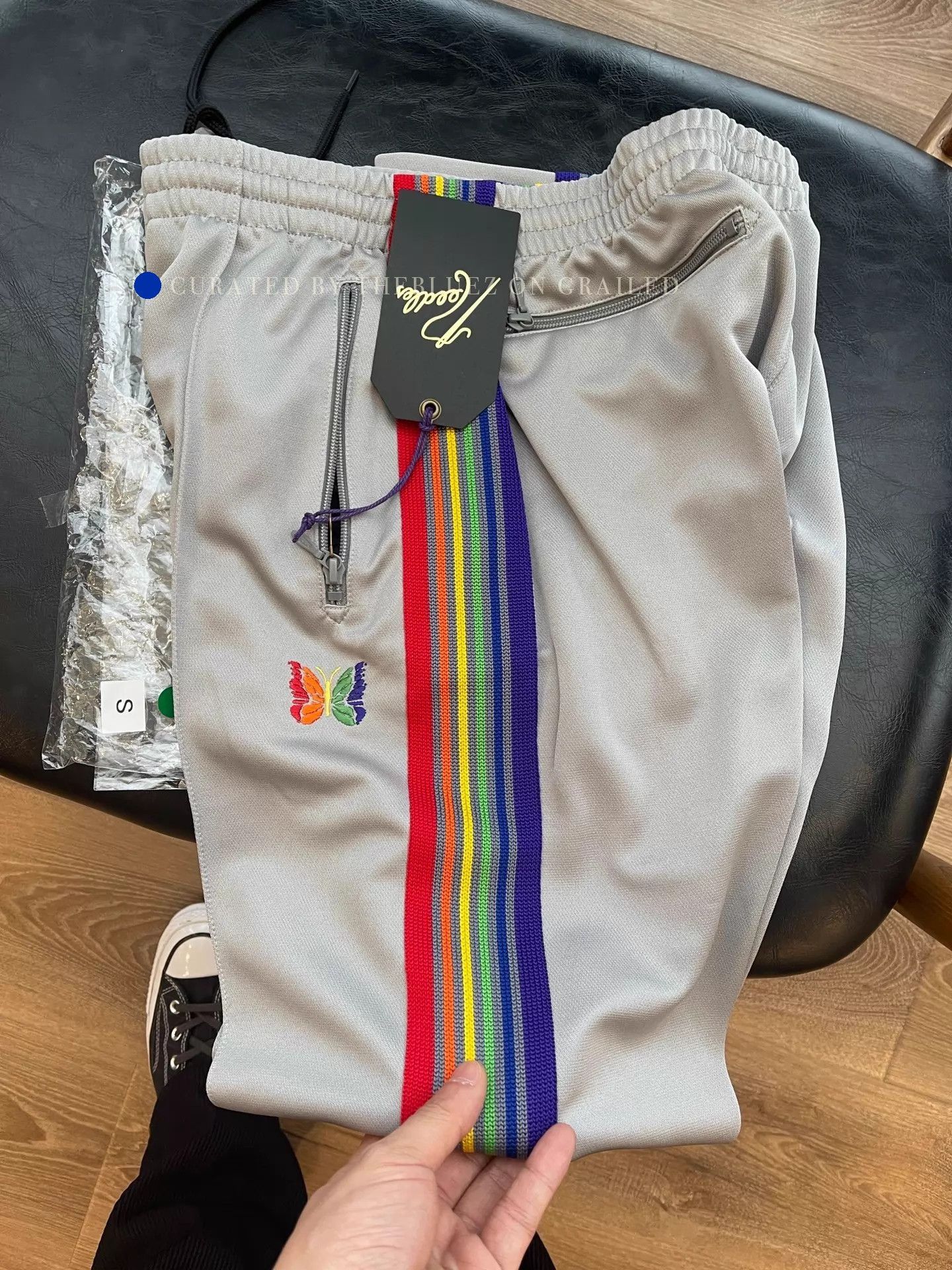Needles Butterfly Gradient Track Pants in Gray Size US 30 / EU 46 - 2 Thumbnail