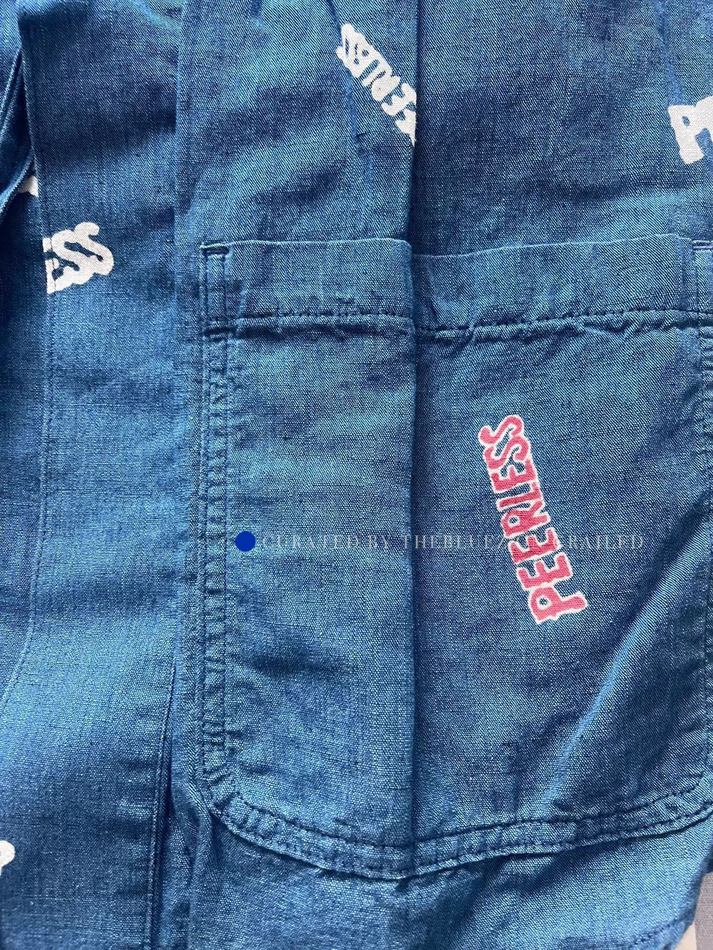 Visvim Indigo Allover Print Soft Denim Haori Size US L / EU 52-54 / 3 - 4 Thumbnail
