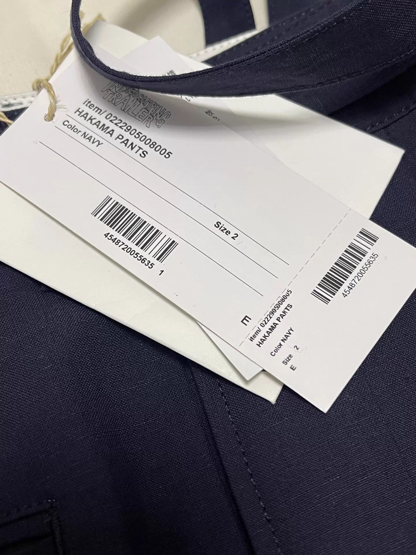 Visvim Lightweight Wool-Linen Pants in Navy Size US 32 / EU 48 - 2 Thumbnail