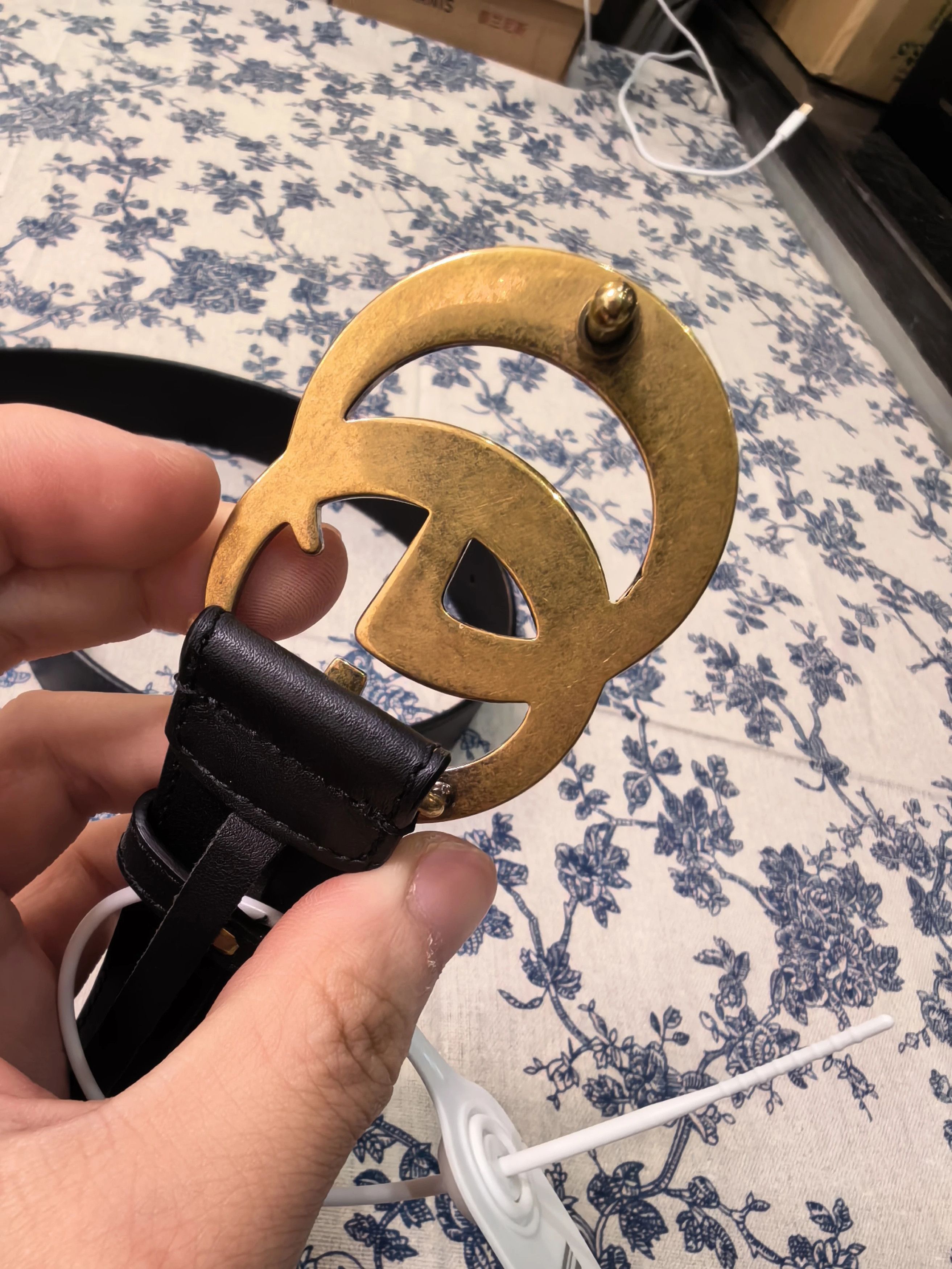 Gucci GG Narrow Belt with Adjustable Fit Size ONE SIZE - 3 Thumbnail