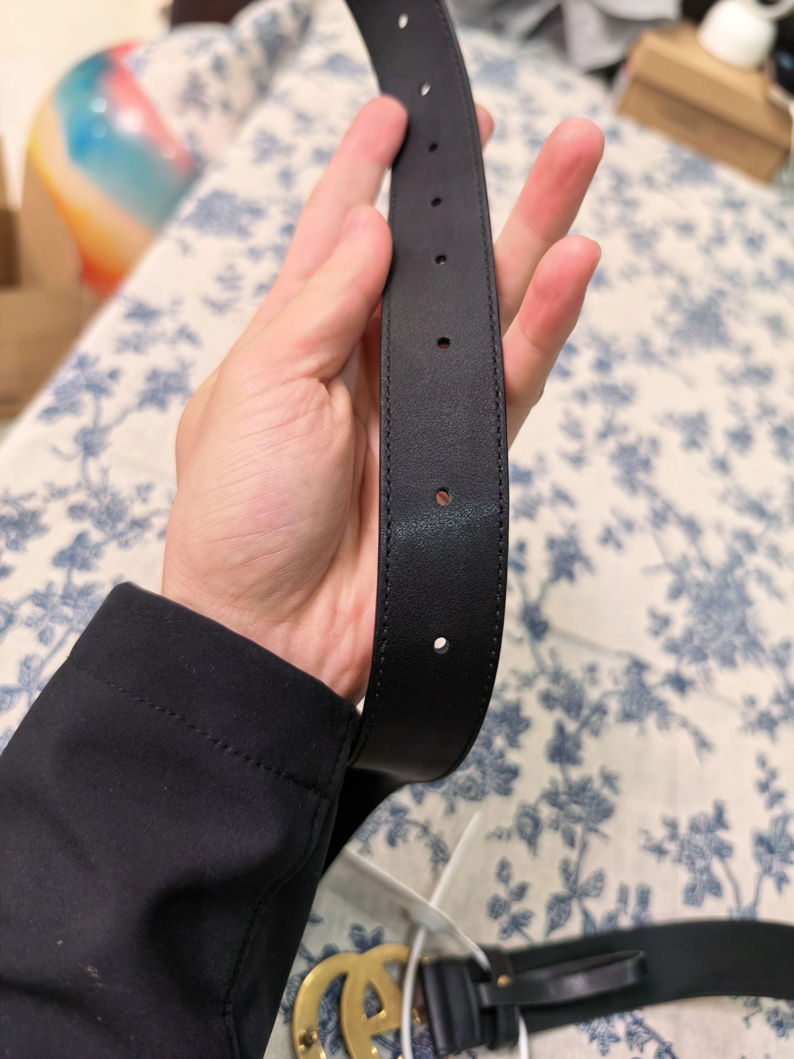 Gucci GG Narrow Belt with Adjustable Fit Size ONE SIZE - 8 Thumbnail