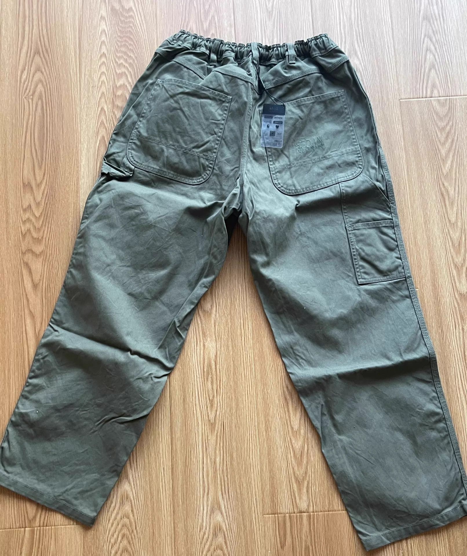 semanticdesign Olive Green Carpenter Pants, Size 32 Size US 32 / EU 48 - 3 Thumbnail