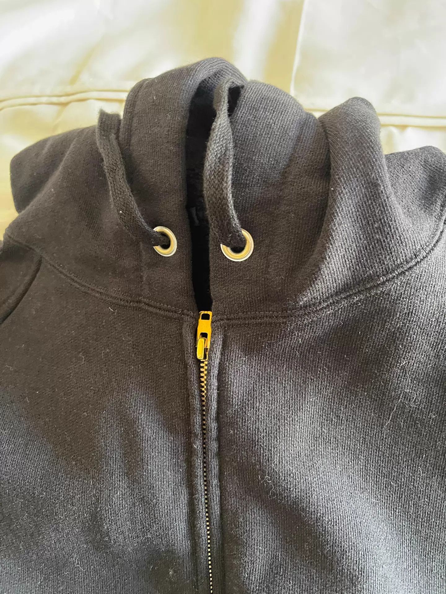 Comoli Lightweight Black Zip Hoodie Size US M / EU 48-50 / 2 - 3 Thumbnail