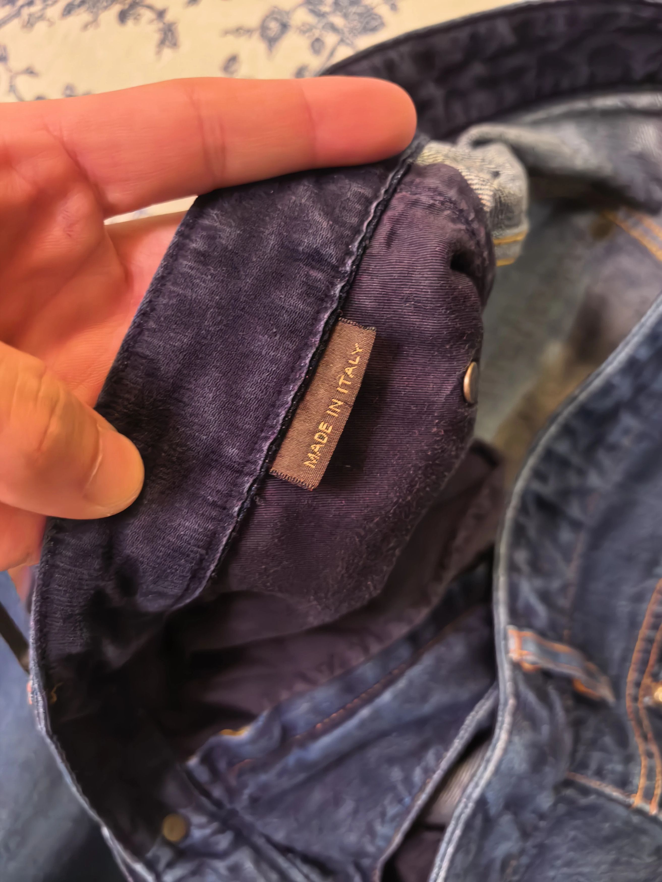 Louis Vuitton Stylish Blue Men's Jeans, Size 34 Size US 34 / EU 50 - 2 Thumbnail