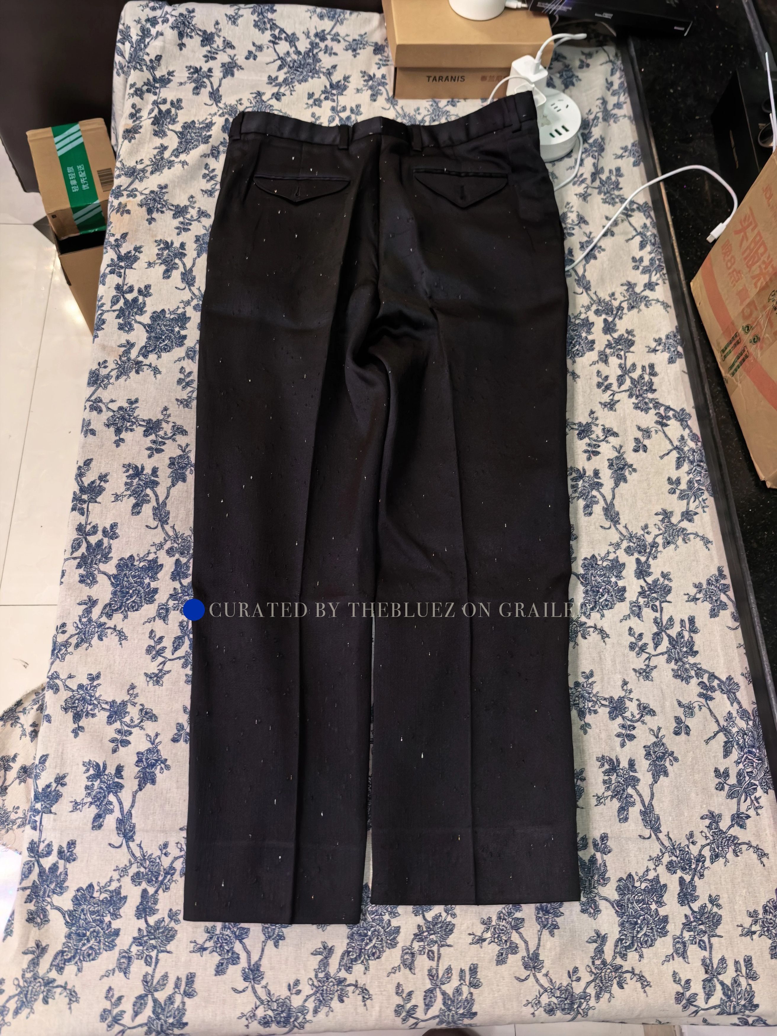 Yves Saint Laurent Starry Jacquard Casual Trousers Size US 30 / EU 46 - 3 Thumbnail
