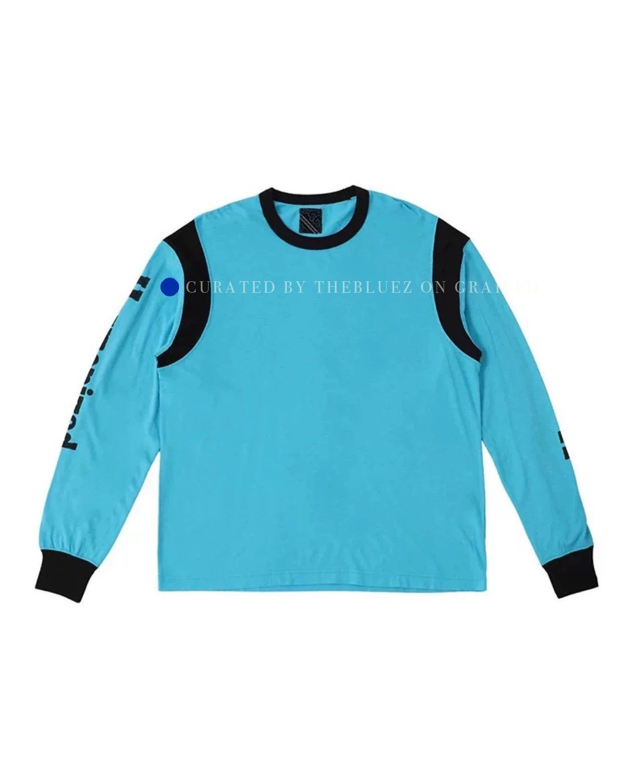 Visvim Oversized Long Sleeve Tee in Blue and White Size US L / EU 52-54 / 3 - 2 Thumbnail
