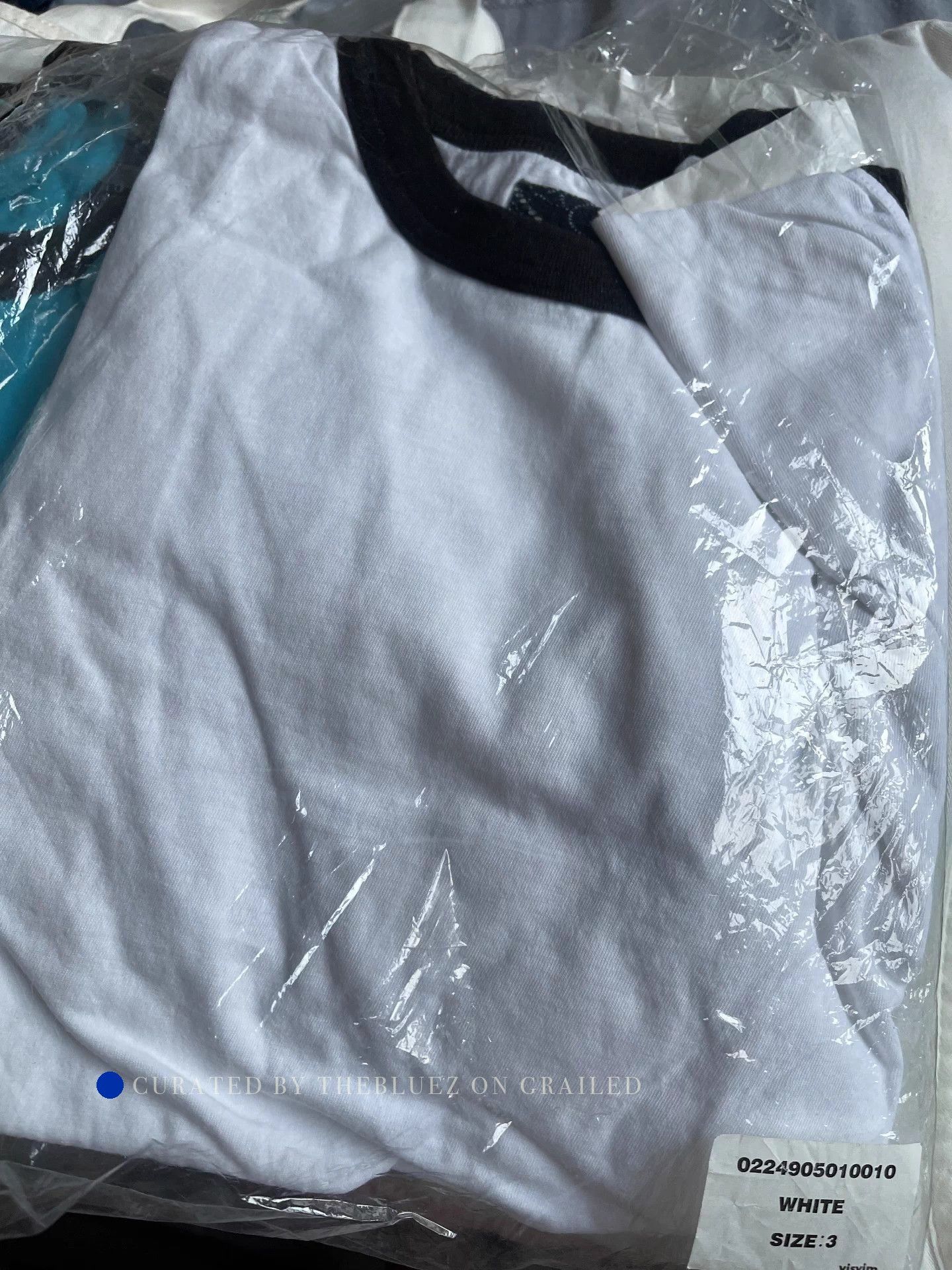 Visvim Oversized Long Sleeve Tee in Blue and White Size US L / EU 52-54 / 3 - 4 Thumbnail