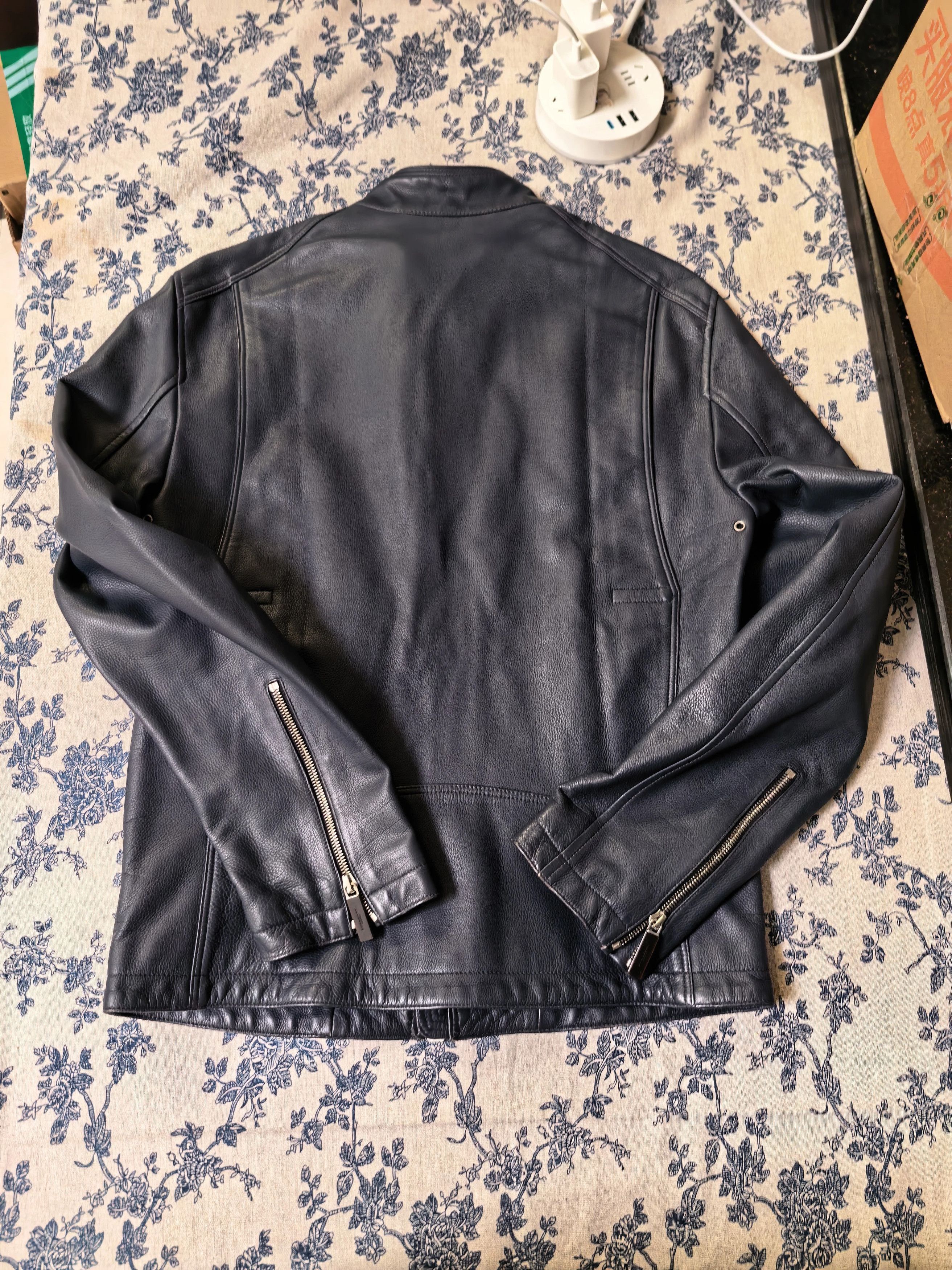 Burberry Black Cowhide Biker Jacket, Size S Size US S / EU 44-46 / 1 - 8 Thumbnail