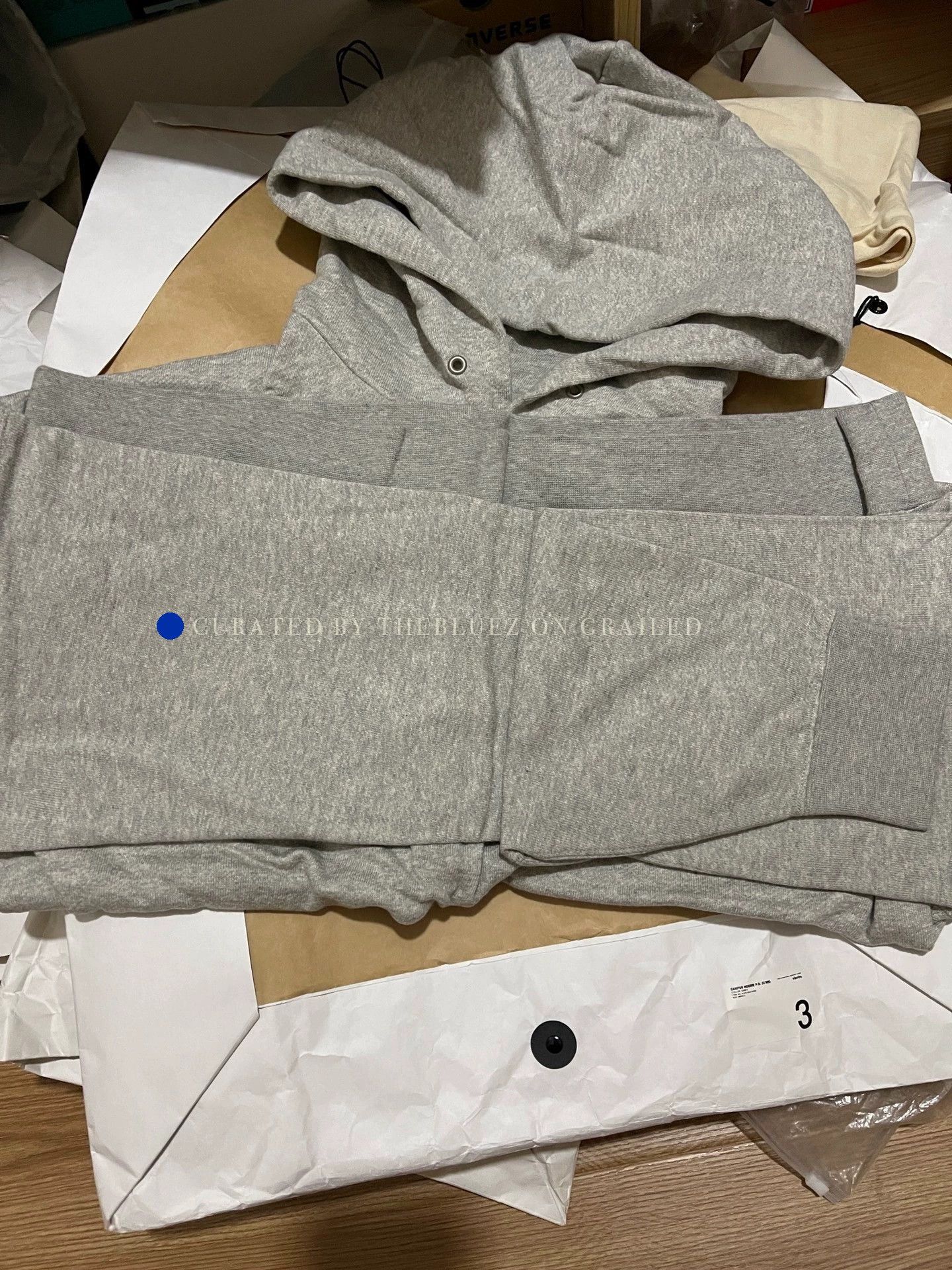 Visvim Cashmere Blend Camp Hoodie in Gray Size US L / EU 52-54 / 3 - 2 Thumbnail